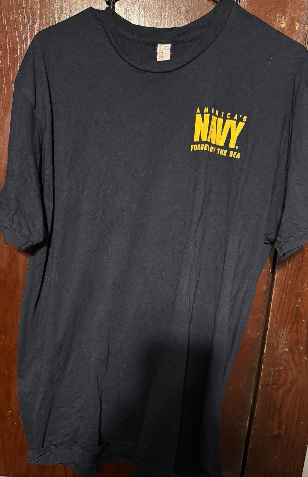 The Unbranded Brand United States Navy Men's T Shirt Size L Blue US Military Size US XL / EU 56 / 4 - 1 Thumbnail