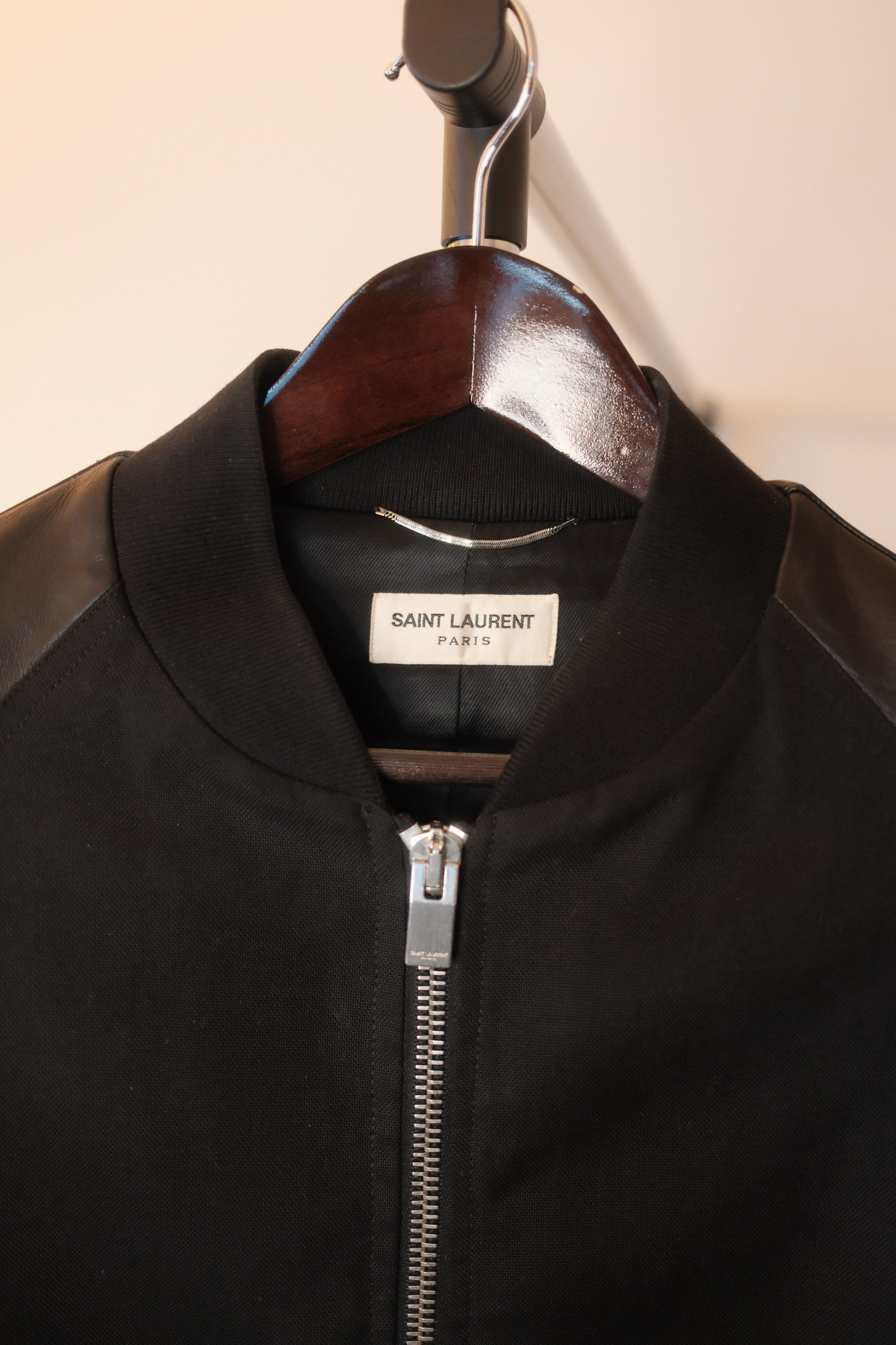 Saint Laurent Paris Hedi Era Lambskin Bomber - Buttery Leather Size US M / EU 48-50 / 2 - 2 Thumbnail