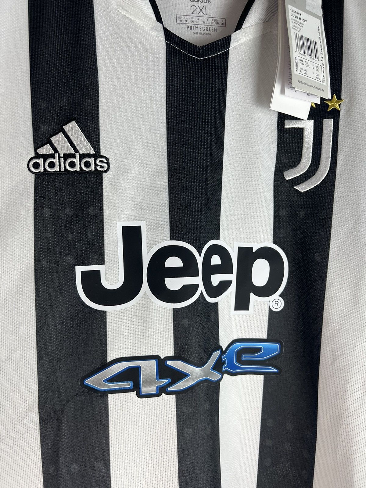 Adidas 2021/2022 Juventus Turin Football Soccer Jersey Size US XXL / EU 58 / 5 - 3 Thumbnail