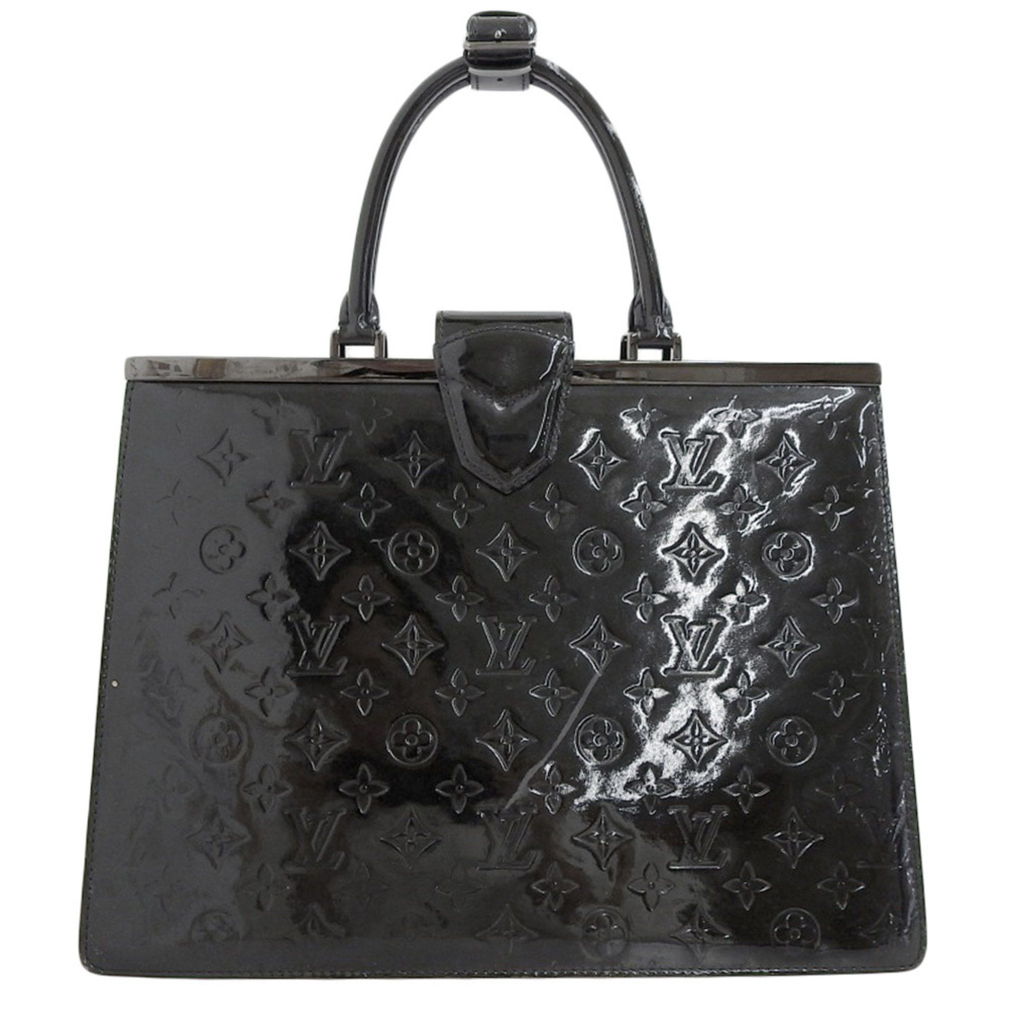 Louis Vuitton Vernis Dess Gm Handbag Tote Bag M91750 Noir Women's