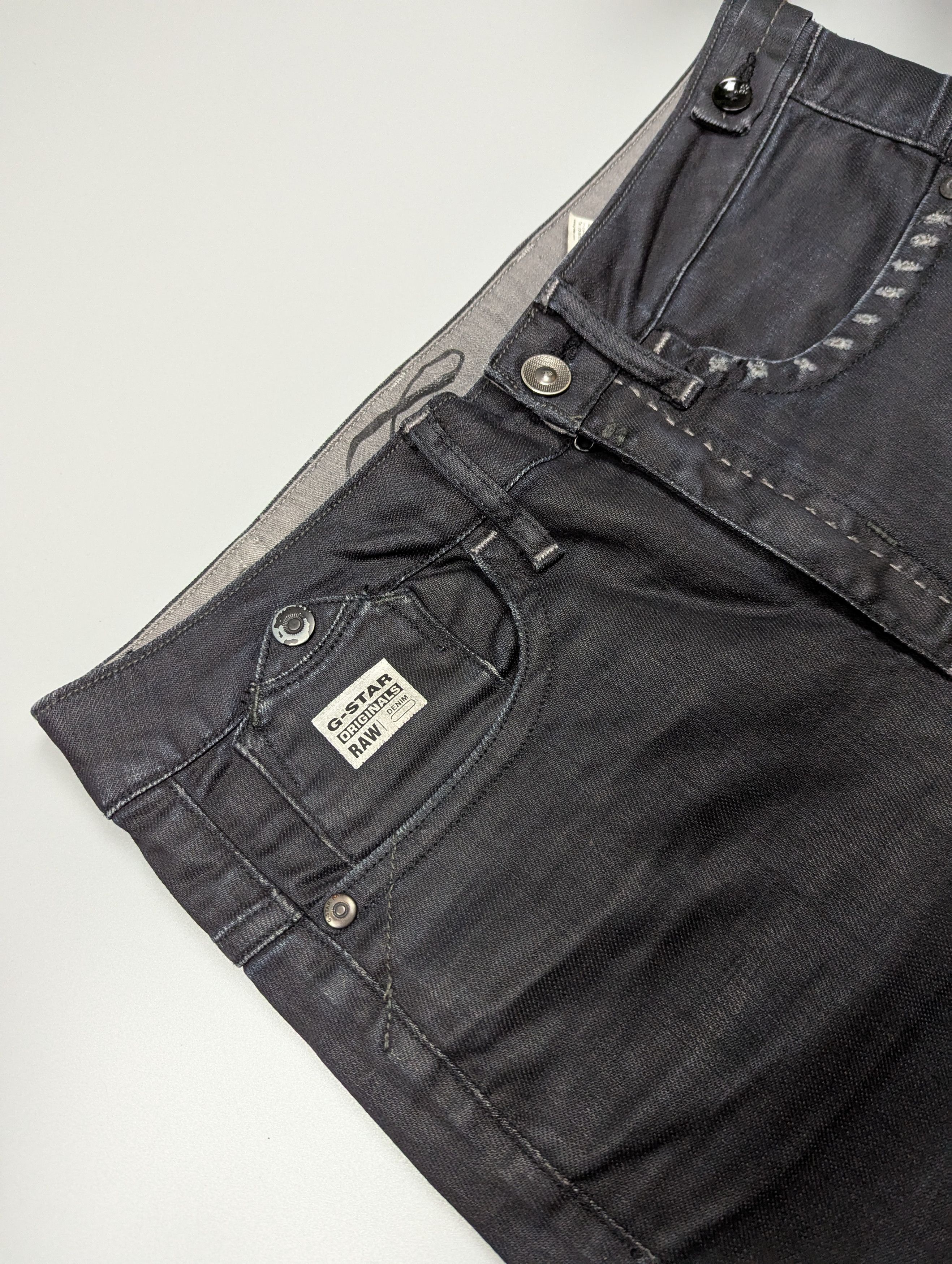 G-Star × Vintage G-Star RAW Women's Center Loose Tapered Distressed Jeans Size 29" - 4 Thumbnail