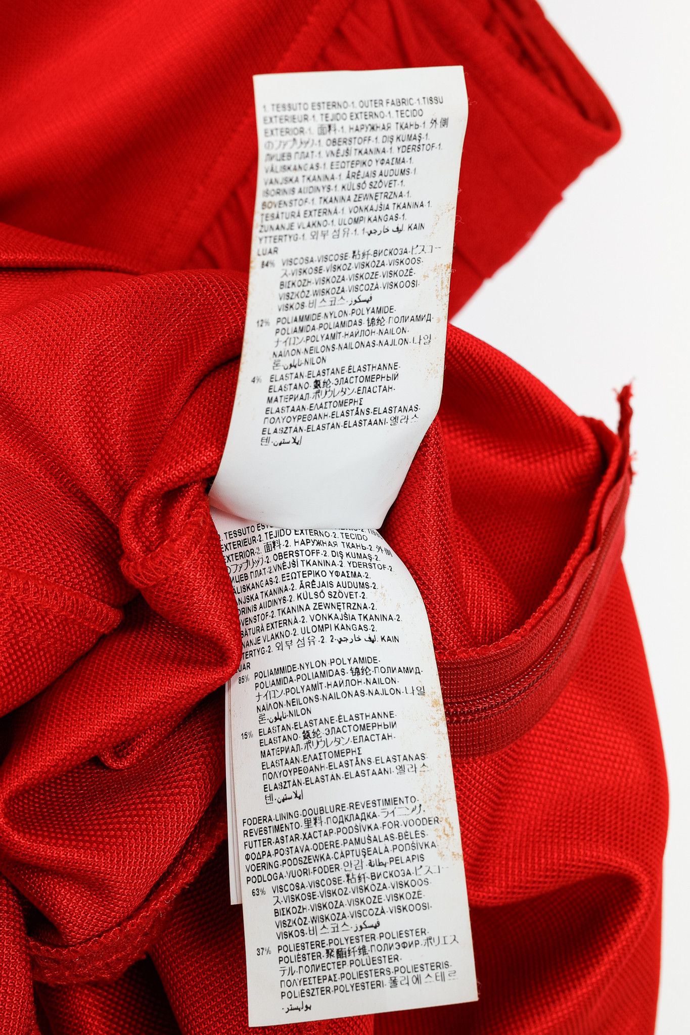 Versace Versace Collection Red Knit Ruched Bodycon Dress Size S / US 4 / IT 40 - 10 Thumbnail