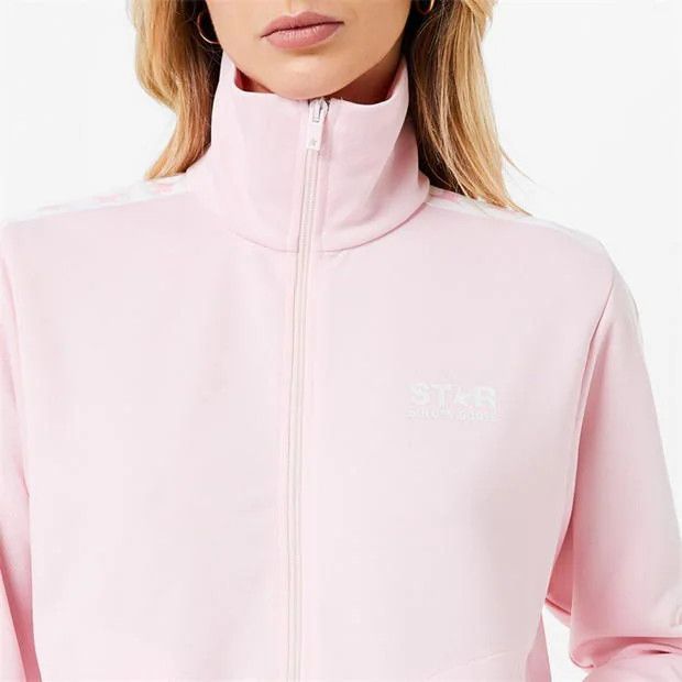 Golden Goose o1g2r1mq1024 Track Jacket in Pink & White Size S / US 4 / IT 40 - 4 Thumbnail