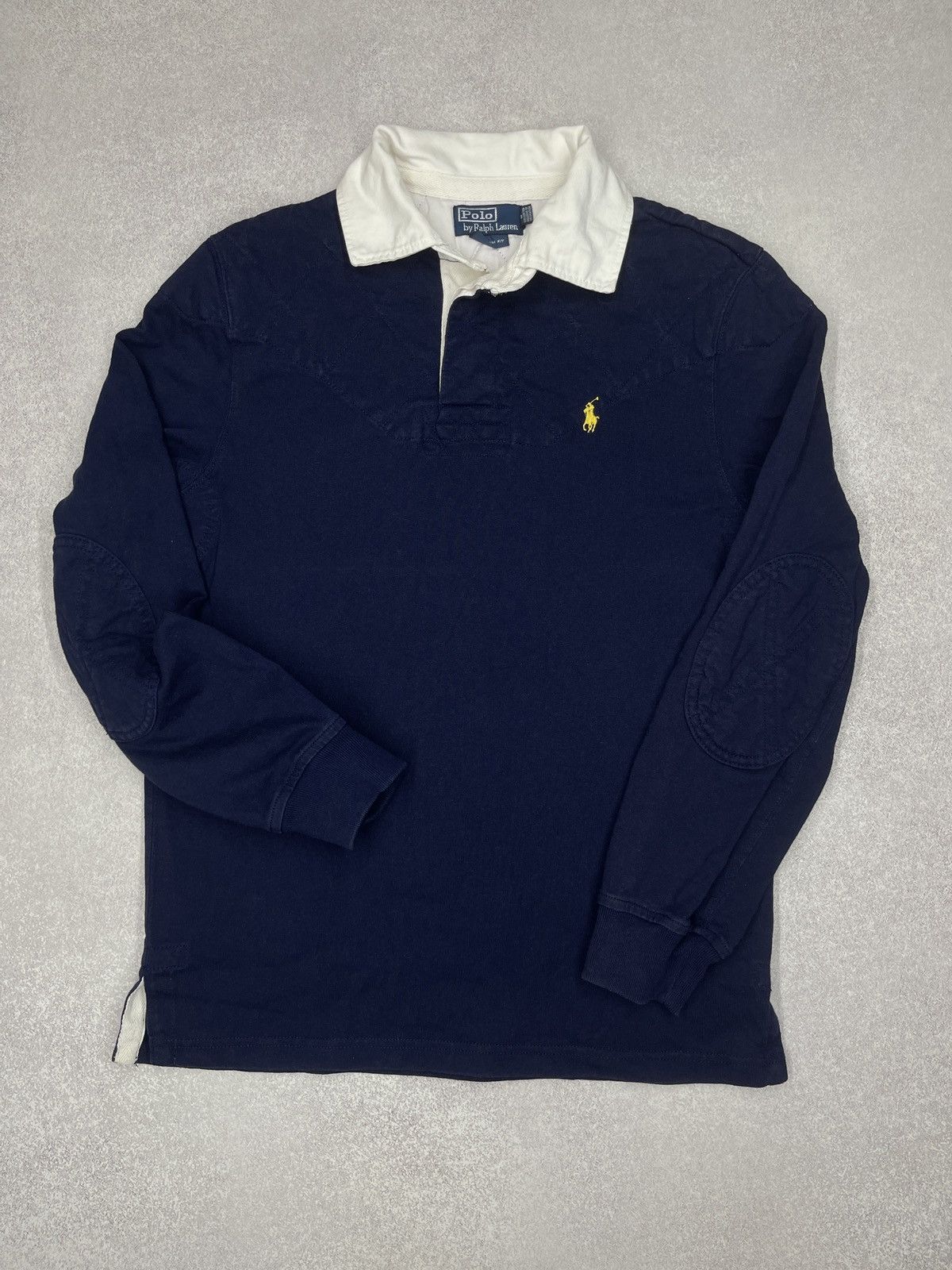 Polo Ralph Lauren Vintage Ralph Lauren Rugby Polo Longsleeve Navy Y2K Size US S / EU 44-46 / 1 - 2 Thumbnail