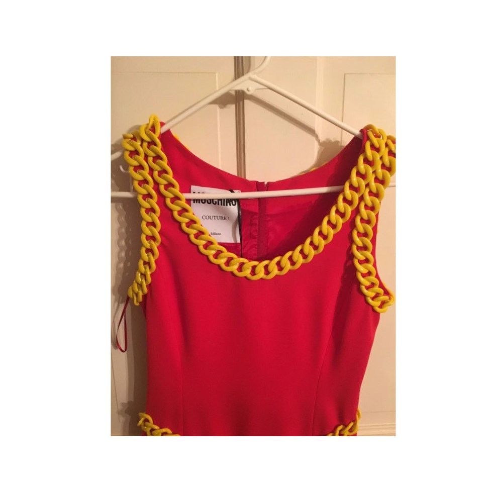 Moschino AW14 Moschino Couture Jeremy Scott McDonalds Belted Dress Size XS / US 0-2 / IT 36-38 - 6 Thumbnail