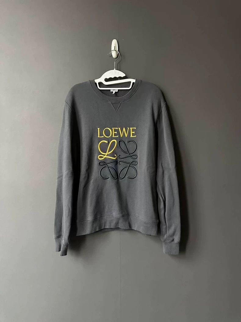 Loewe LOEWE Embroidered logo hoodie Size M / US 6-8 / IT 42-44 - 1 Thumbnail