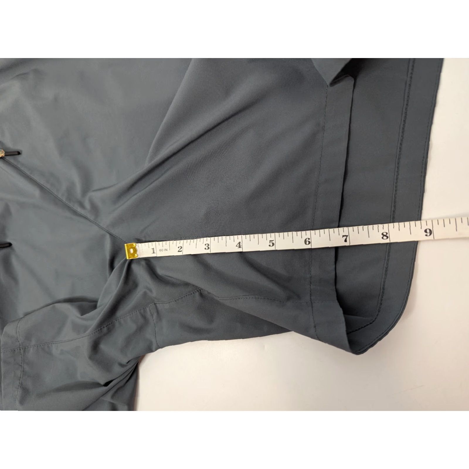 Vintage Backcountry 7In Lined Running Shorts Turbulence Mens Large Grey Polyester Athletic Drawstring Pockets Size US 33 - 4 Thumbnail