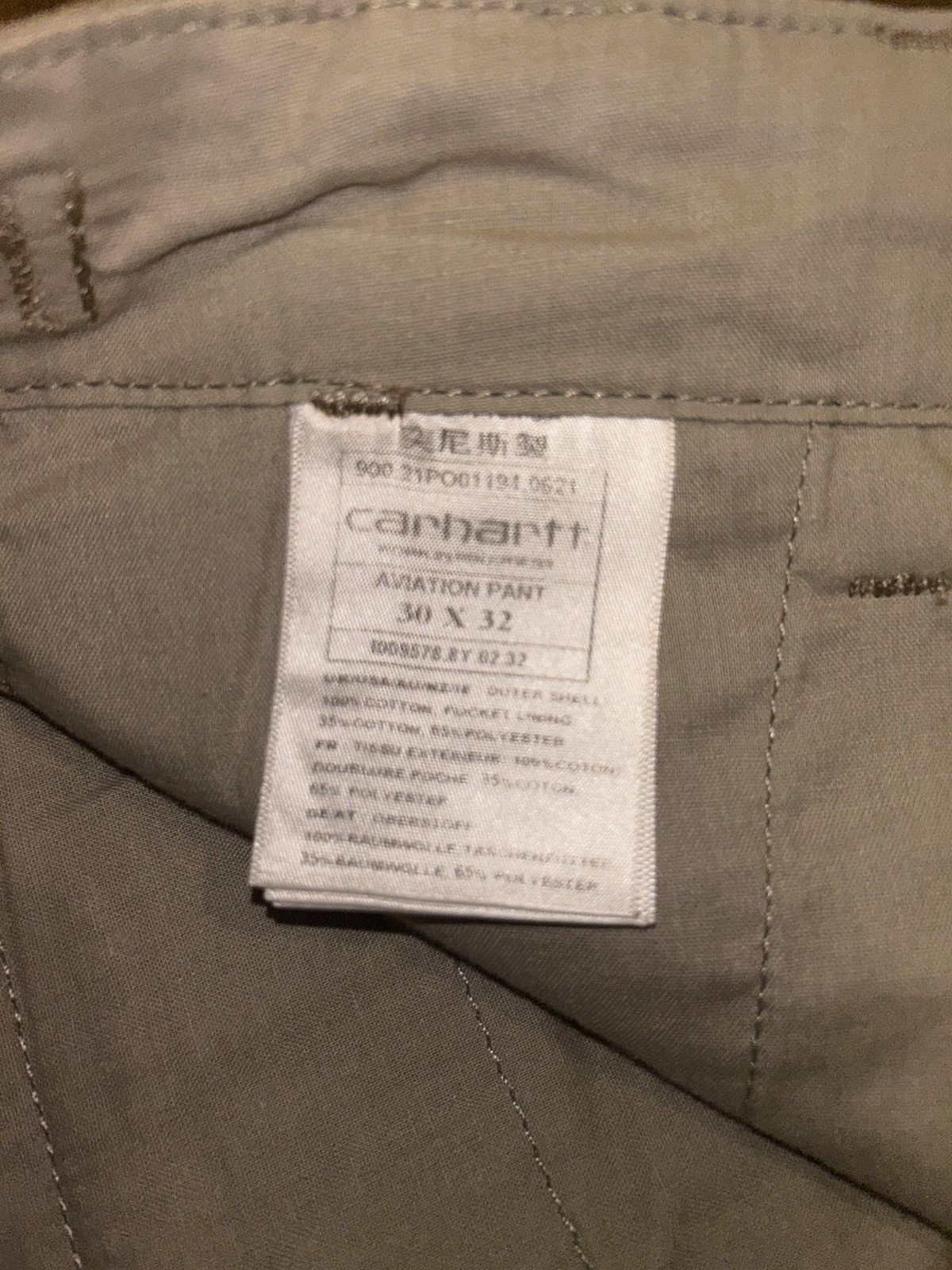 Carhartt Wip AVIATION PANT - Cargobroek - khaki Size US 30 / EU 46 - 4 Thumbnail
