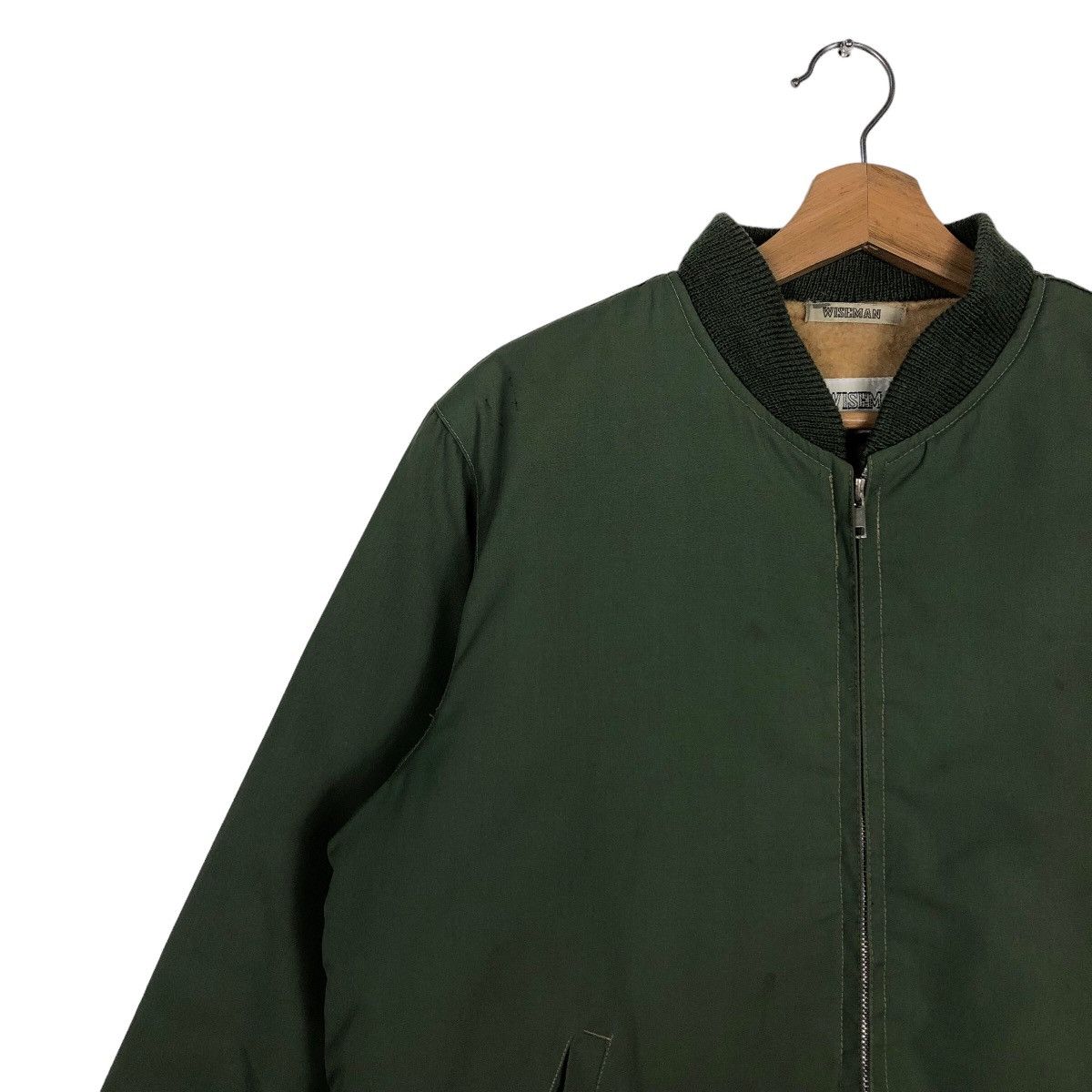 Japanese Brand 🔥Vintage Bomber Jacket Wiseman Military Design Issey Miyake Size US XL / EU 56 / 4 - 6 Thumbnail