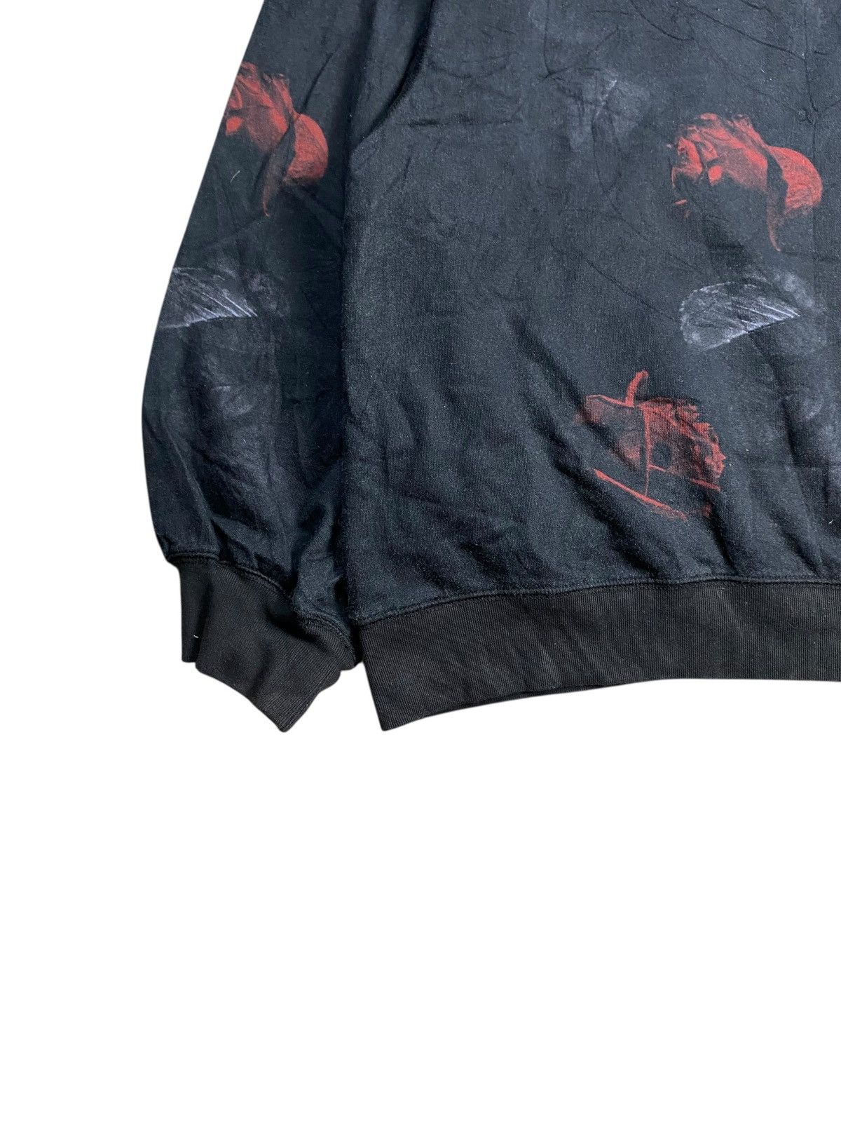 Lad Musician 2000s Lad Musician - Super Oversized Romantic Rose Crewneck Size US L / EU 52-54 / 3 - 4 Thumbnail