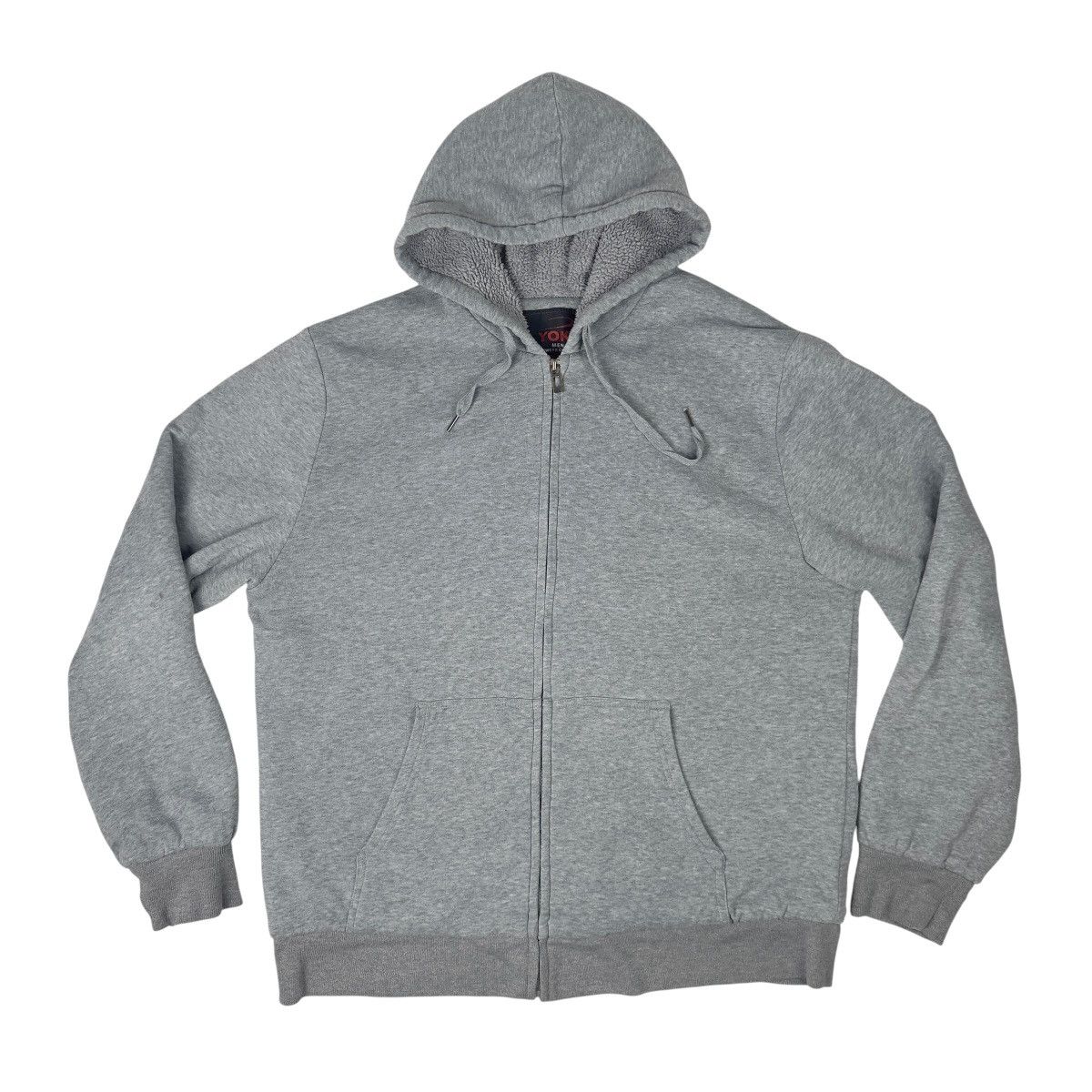 Other Yoki Mens XL Full Zip Hoodie Gray Fleece Lined Cozy Soft Size US XL / EU 56 / 4 - 1 Thumbnail