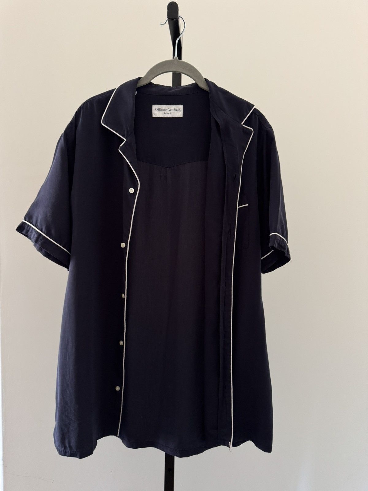 Officine Generale Officine General Eren blue shirt sleeve Size US M / EU 48-50 / 2 - 6 Thumbnail