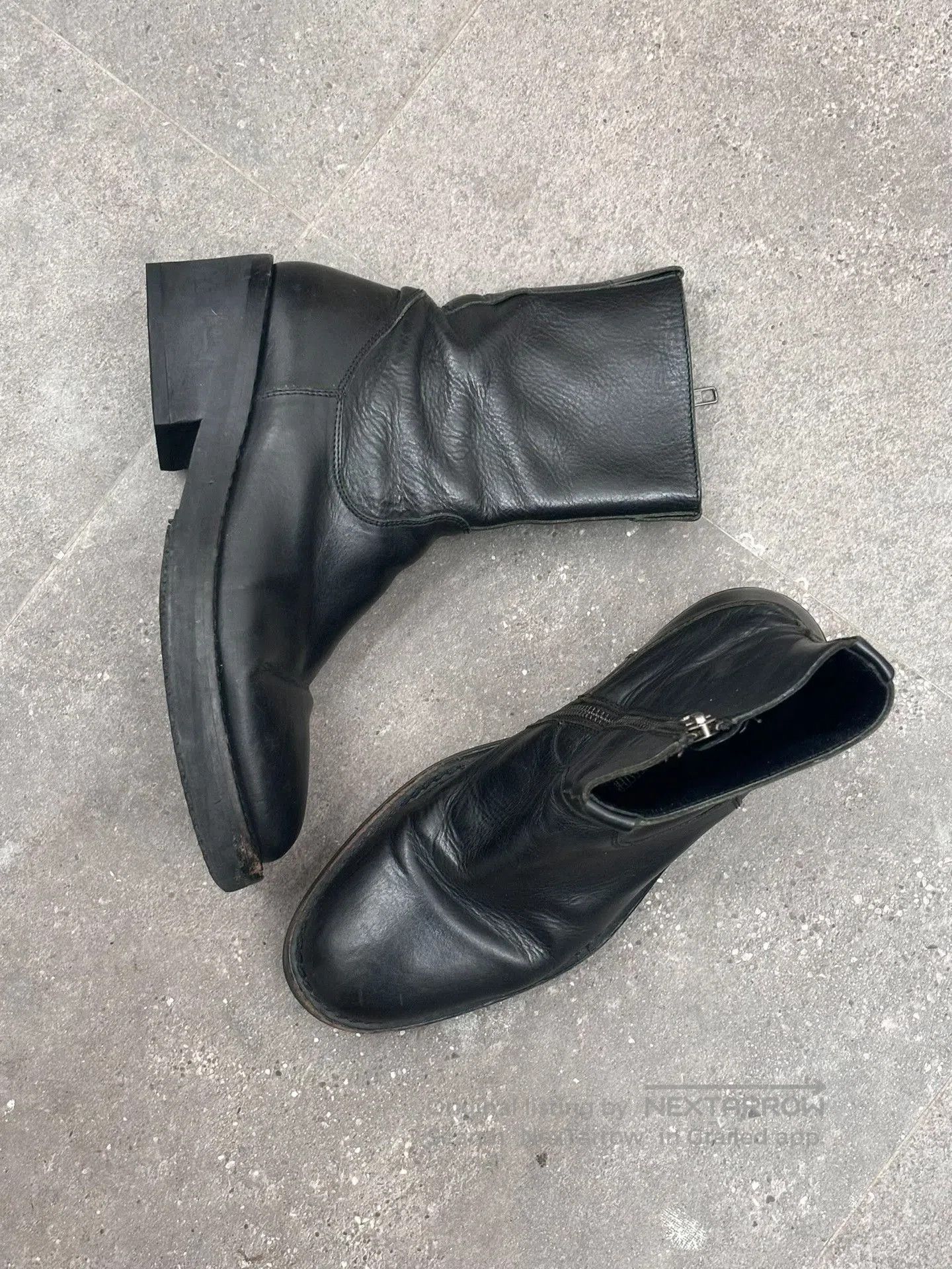 Ann Demeulemeester Ann Demeulemeester AW2011 Side Zip Combat Boots. Size US 6 / IT 36 - 4 Thumbnail