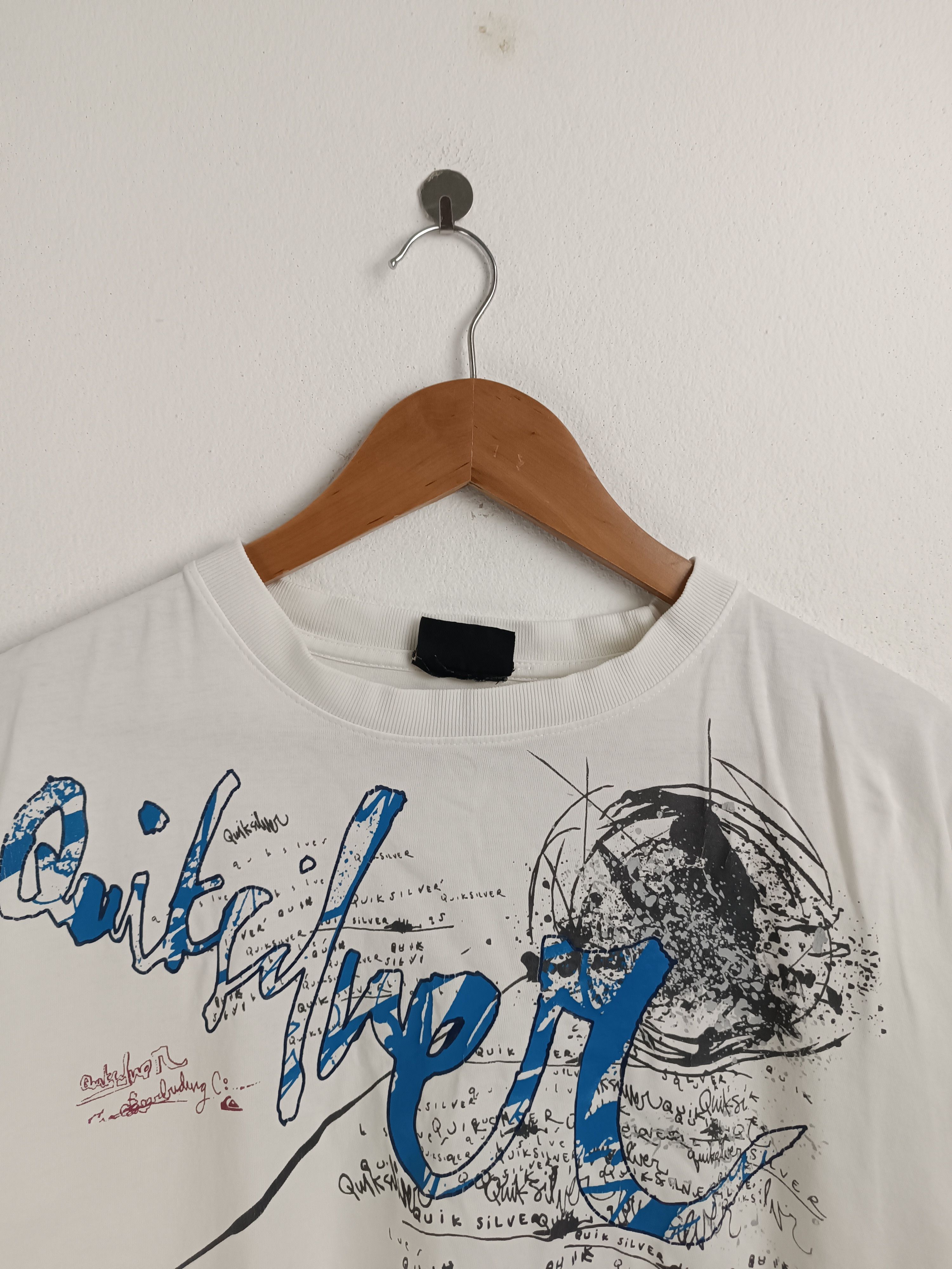 Quiksilver VINTAGE 90S QUIKSILVER CRAZY DESIGN Y2K STYLE VERY RARE Size US L / EU 52-54 / 3 - 10 Thumbnail