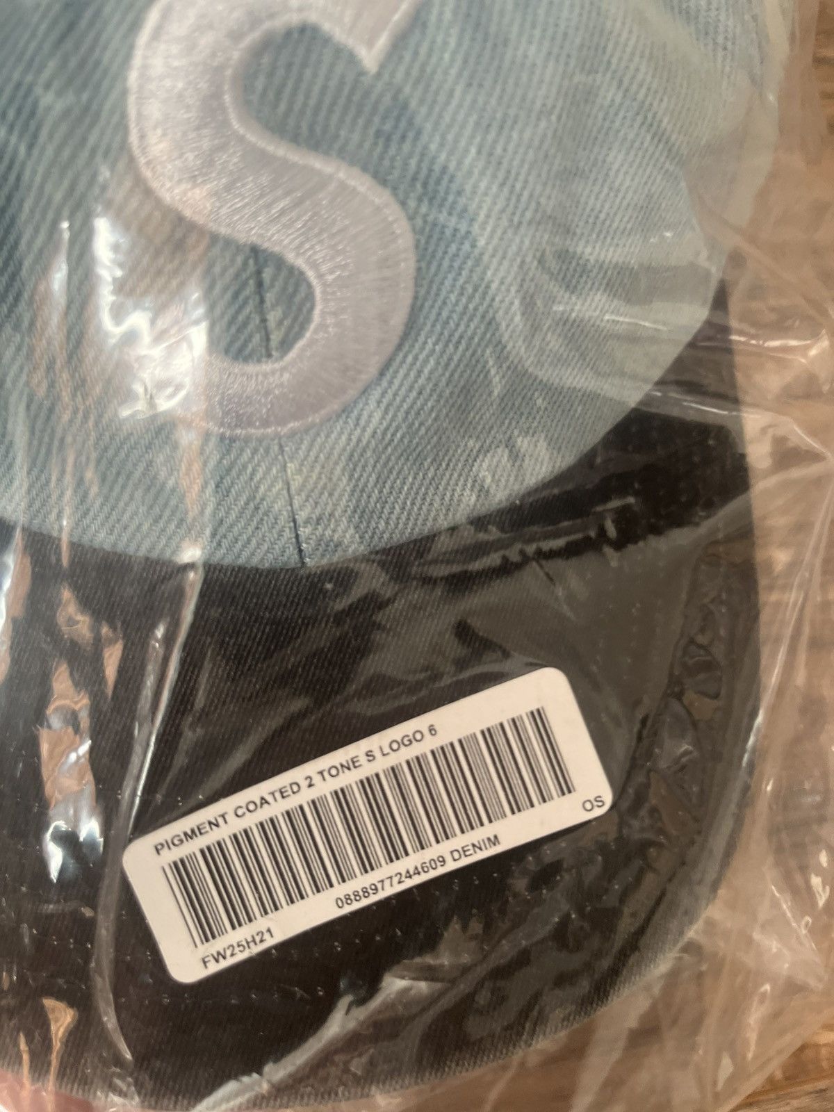 Supreme Supreme Pigment Coated 2-Tone S Logo 6-Panel Size ONE SIZE - 5 Thumbnail