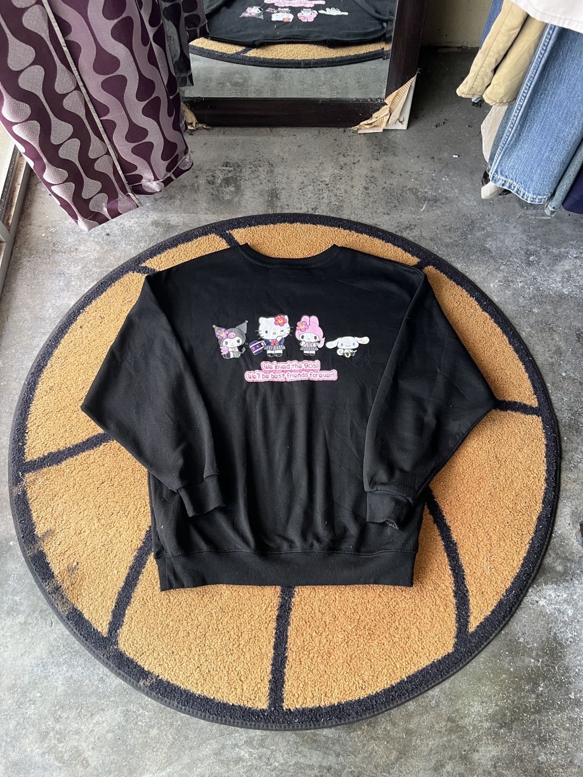 Anime 🔥Hello Kitty Sanrio Characters Crewneck Sweatshirt Size US M / EU 48-50 / 2 - 2 Thumbnail