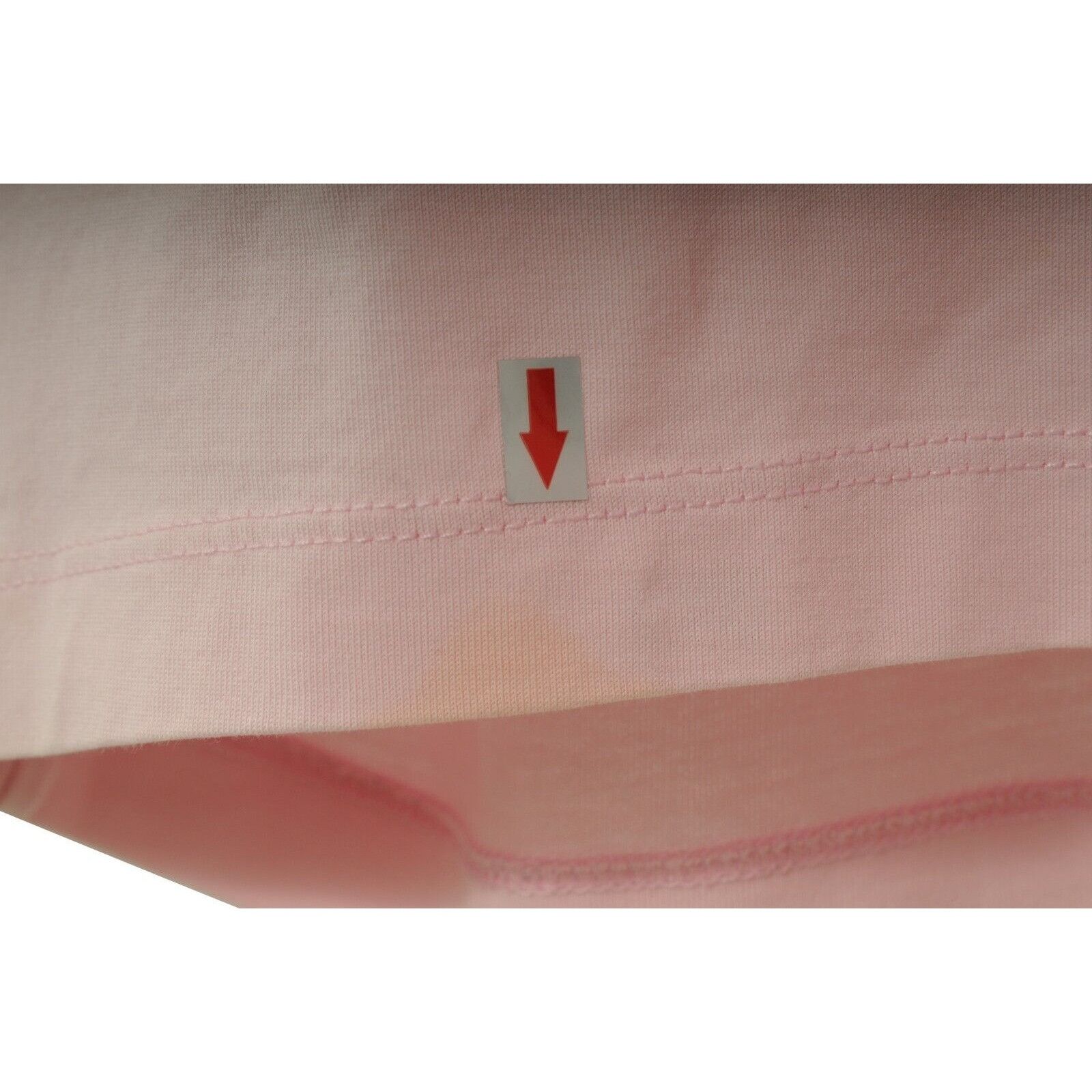 Versace Embroidered Logo T Shirt Pink White Short Sleeve Size US M / EU 48-50 / 2 - 5 Thumbnail