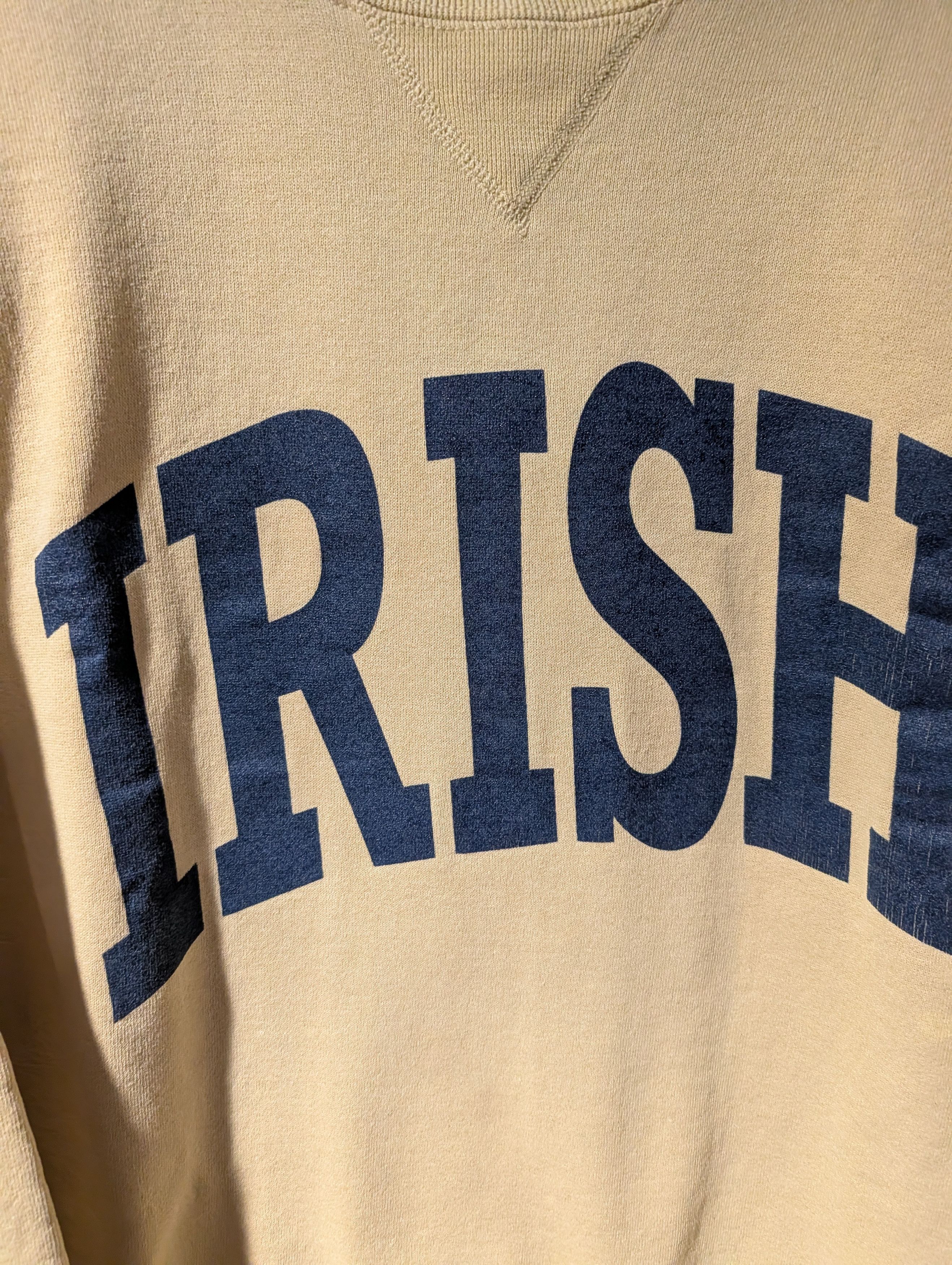 Russell Athletic Vintage Russell Athletic Notre Dame Irish Sweatshirt NCAA Size US M / EU 48-50 / 2 - 2 Thumbnail