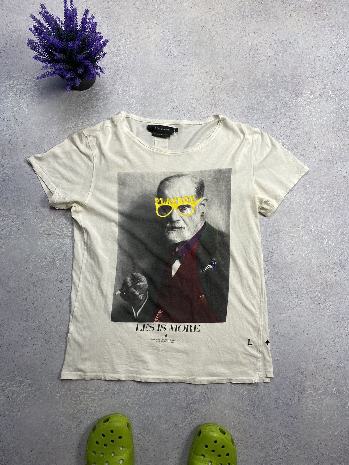 Les Benjamins × Playboy Les Benjamins Men’s Playboy T-shirt with Big Logo Size L Size US L / EU 52-54 / 3 - 2 Thumbnail