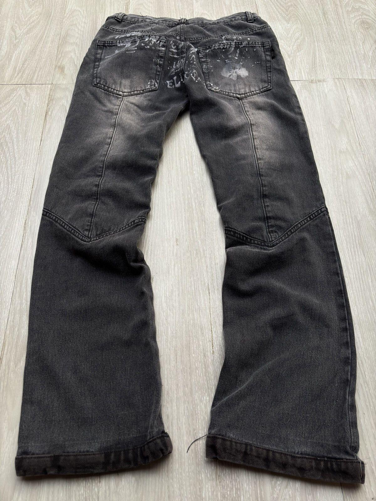 Japanese Brand BERNING SHO lace up flare jeans Size US 26 / EU 42 - 8 Thumbnail