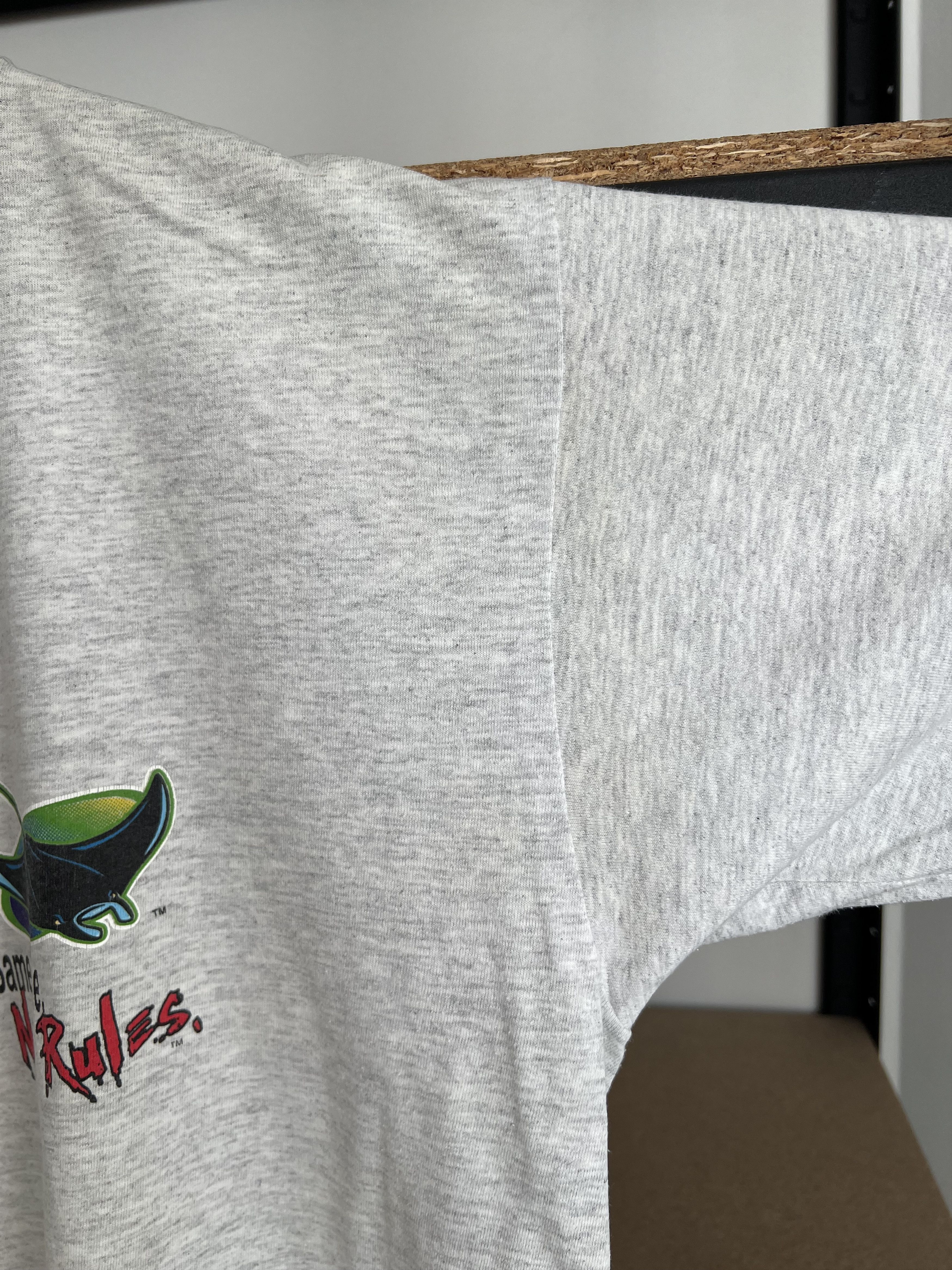 MLB Vintage 1995 Tampa Bay Devil Rays MLB Baseball Gray T-shirt Size US XL / EU 56 / 4 - 9 Thumbnail