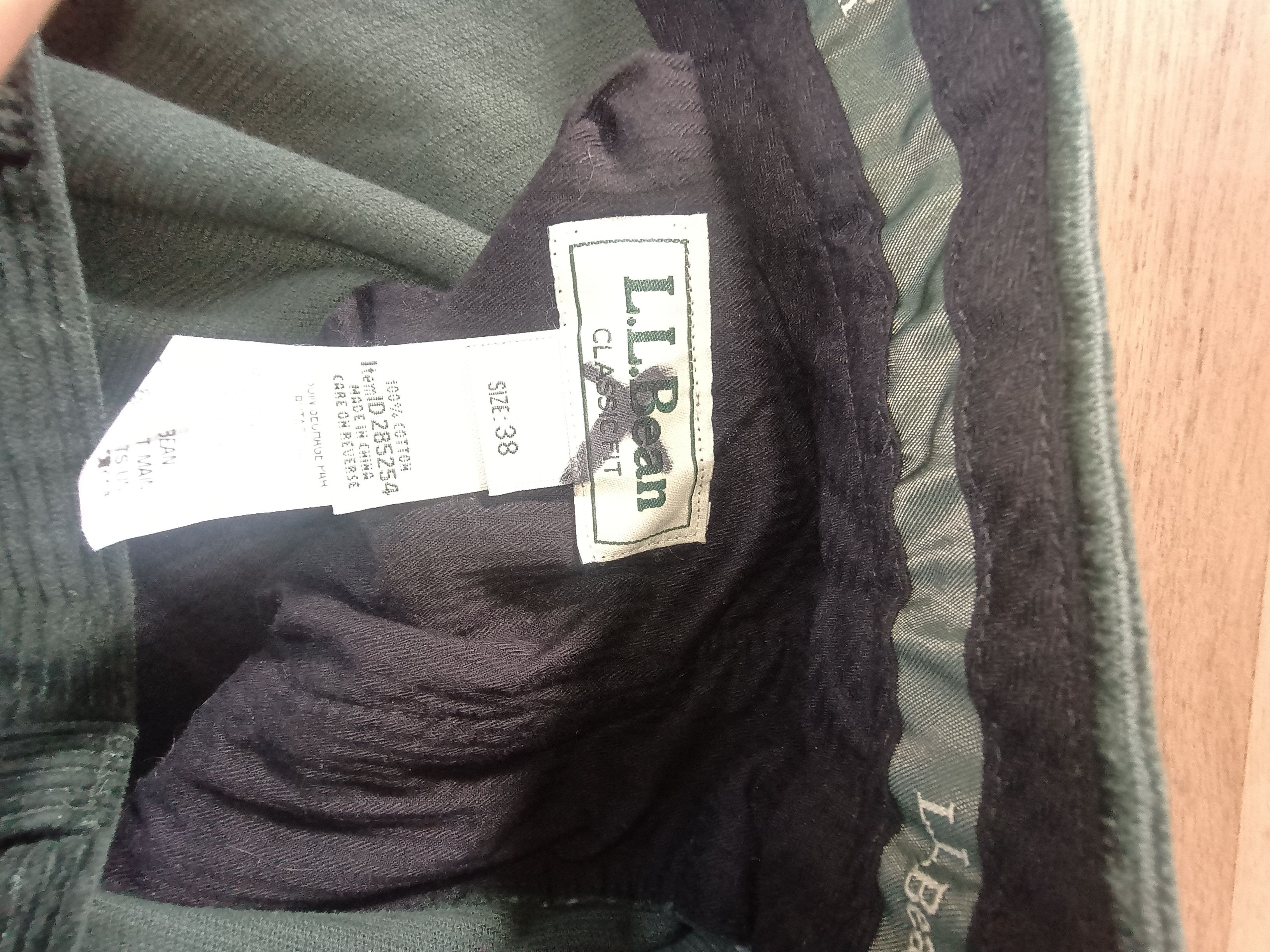 L.L. Bean Dark green LL.Bean cords Size US 38 / EU 54 - 4 Thumbnail