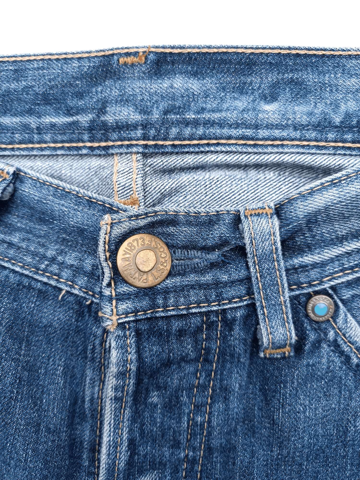 Levi's × Levi's Made & Crafted × Vintage Vintage 80s Flared Selvedge Denim Levis Jeans Size US 30 / EU 46 - 16 Thumbnail