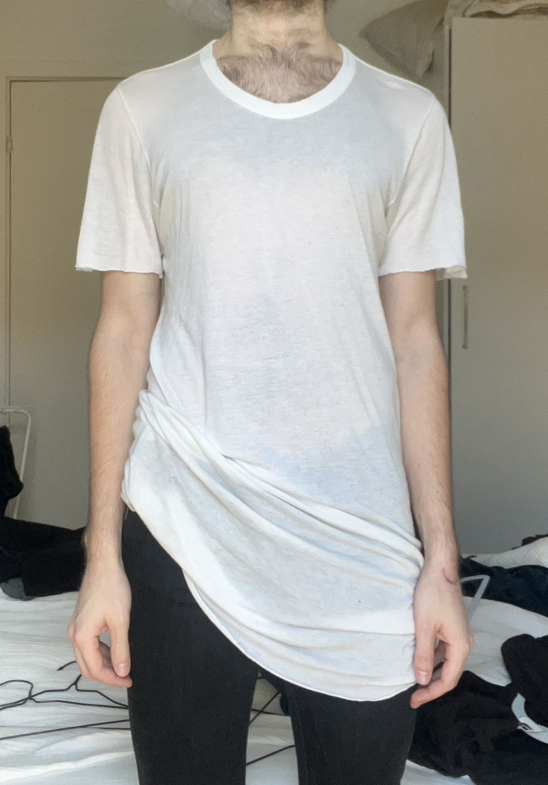 Rick Owens Rick Owens forever tee raw faun 15 Size US L / EU 52-54 / 3 - 6 Thumbnail