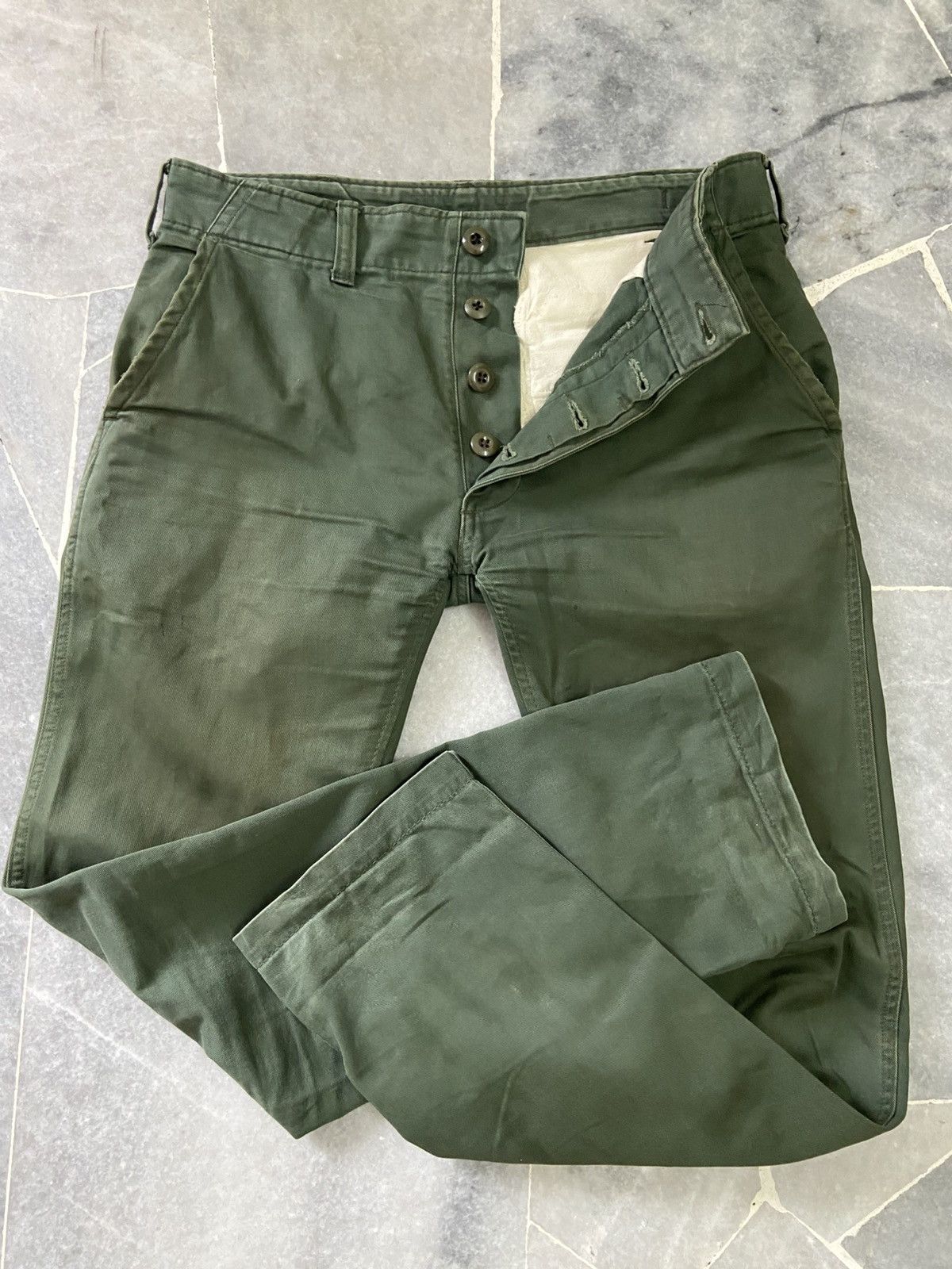 Supreme Supreme Vintage Supreme Mfg Co OG 107 Military Pants Size US 29 - 2 Thumbnail
