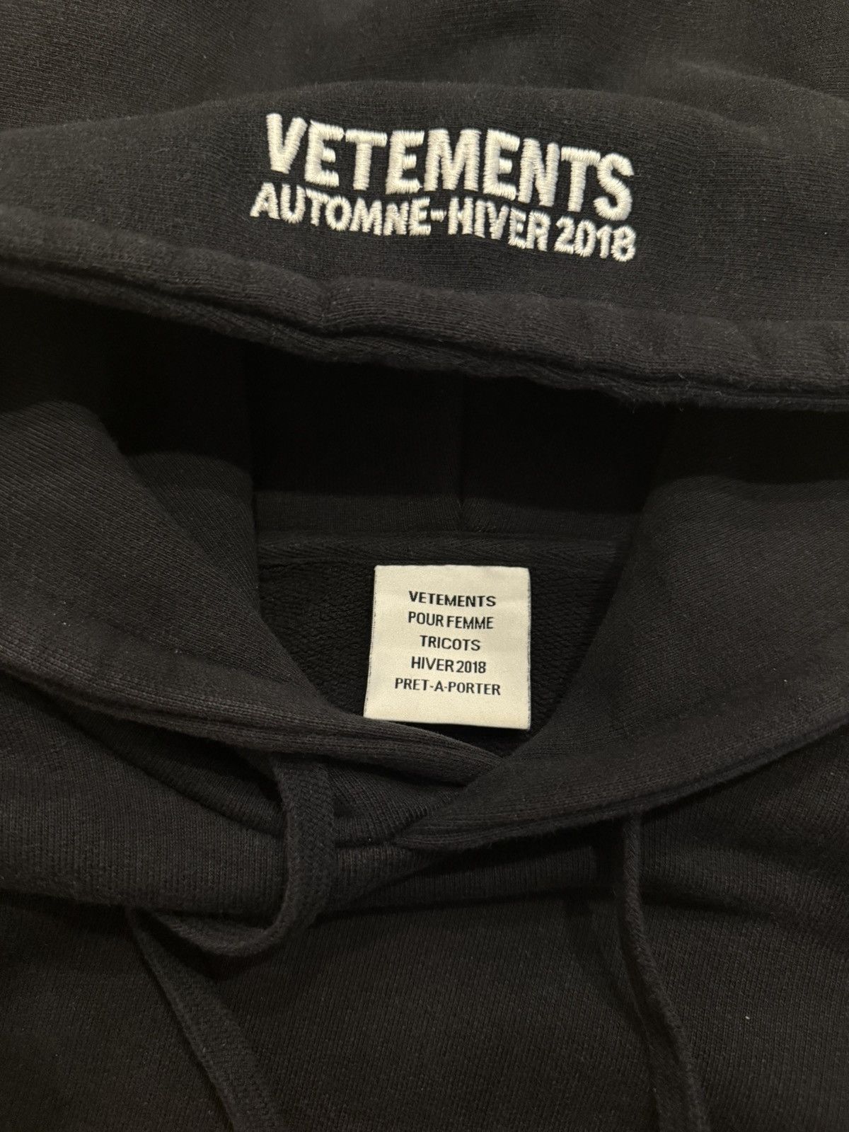 Vetements AW18 Vetements Metal Tour Hoodie Size US M / EU 48-50 / 2 - 4 Thumbnail