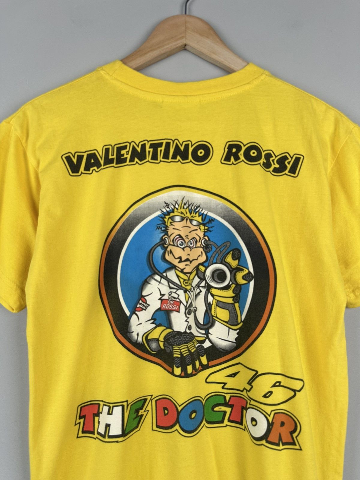 Bentley × Vintage Vintage Valentino Rossi Racing The Doctor Box Logo Tee Size US M / EU 48-50 / 2 - 5 Thumbnail
