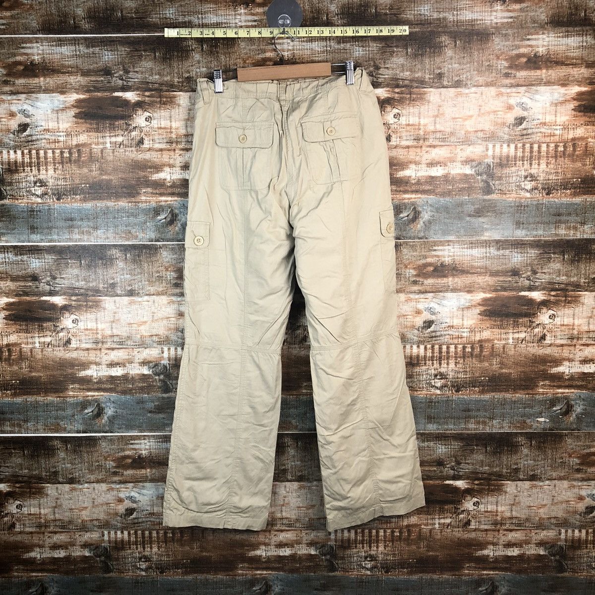 Japanese Brand DL Japanese Brand Gray Cargo Multipocket Pants #C662 Size US 27 - 12 Thumbnail
