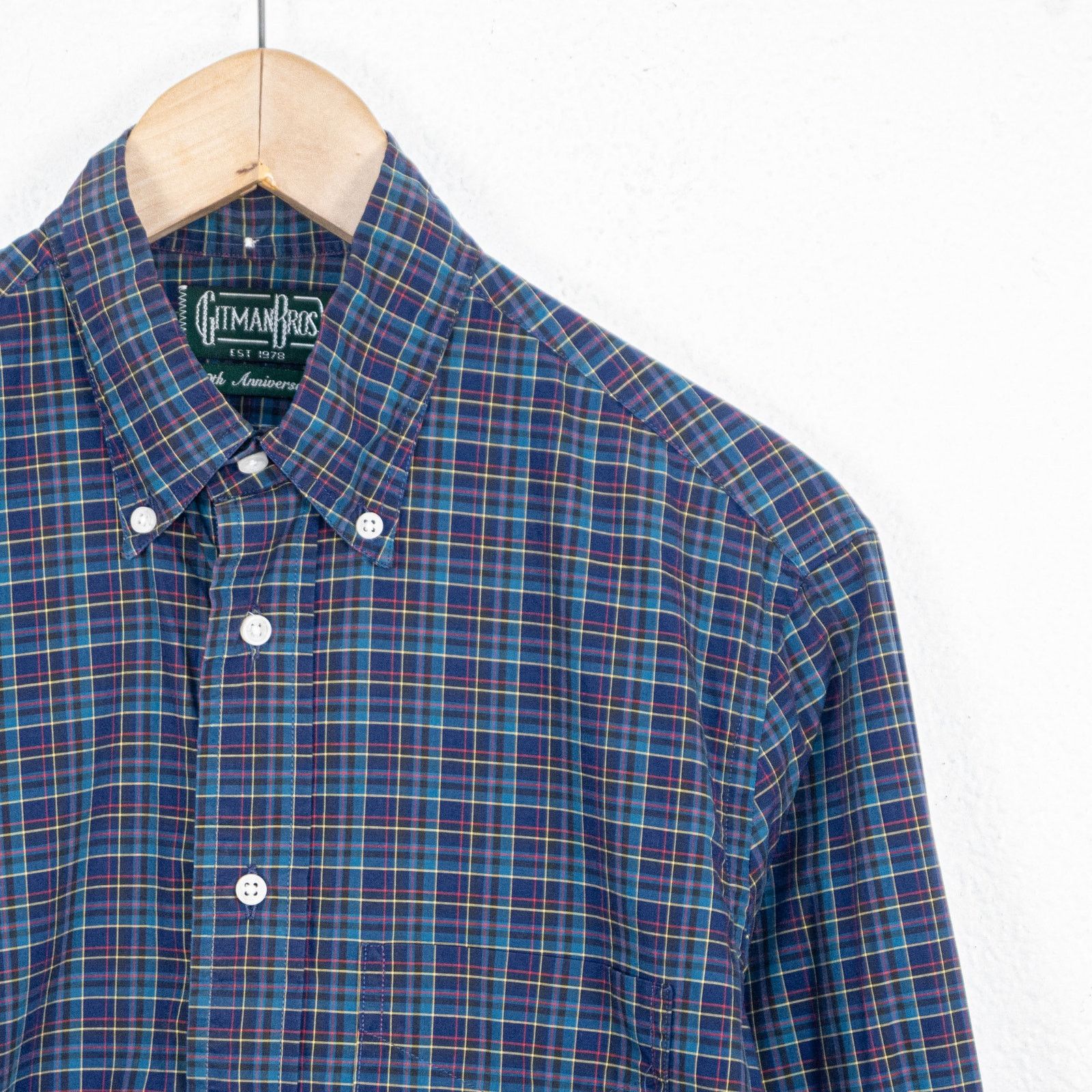 Gitman Bros. Gitman Bros Vintage 40th Anniversary Button Down Shirt Blue Size US S / EU 44-46 / 1 - 4 Thumbnail
