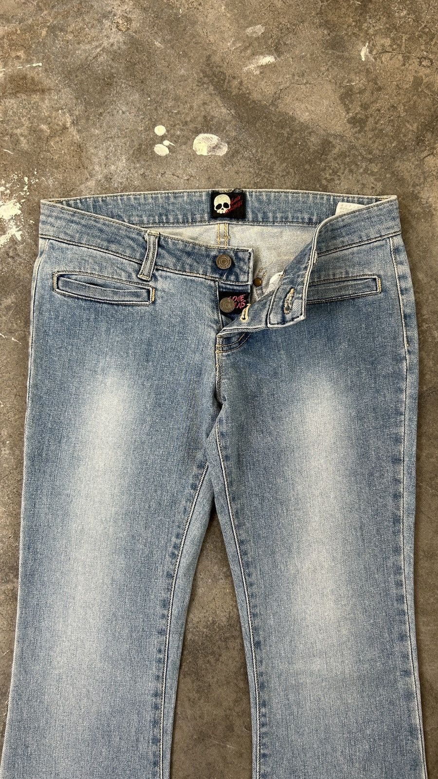 Hysteric Glamour × Japanese Brand × Love Machine Y2K Love Machine - Flared Jeans (30x31.2) Size US 30 / EU 46 - 16 Thumbnail