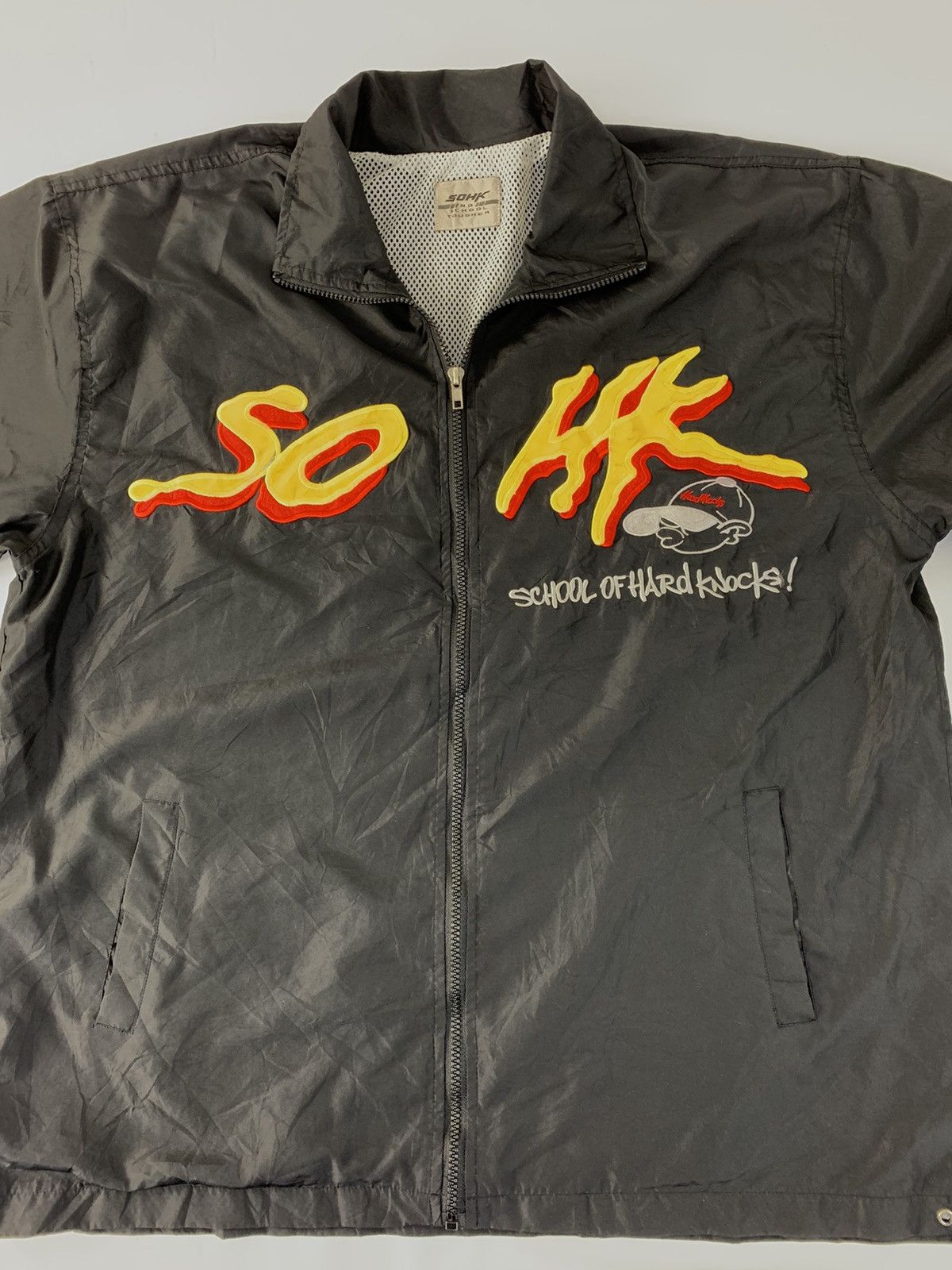 Rap Tees 90s SOHK School Of Hard Knock Tougher Jacket Embroidery Logo Size US L / EU 52-54 / 3 - 2 Thumbnail