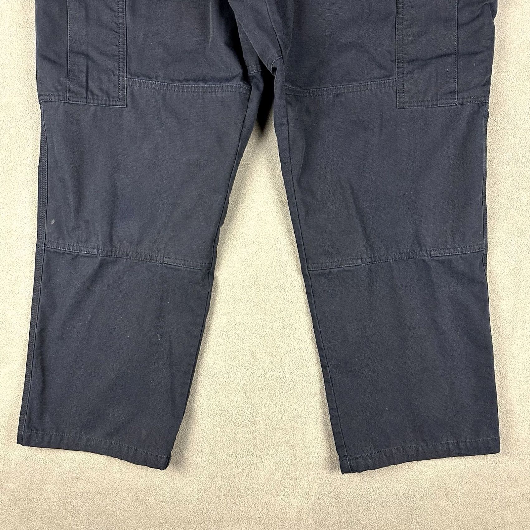 Vintage 5.11 Tactical Pants Mens Large Short Blue Ripstop High-Performance Casual Workwear Cargo Pockets USA Size US 33 - 5 Thumbnail