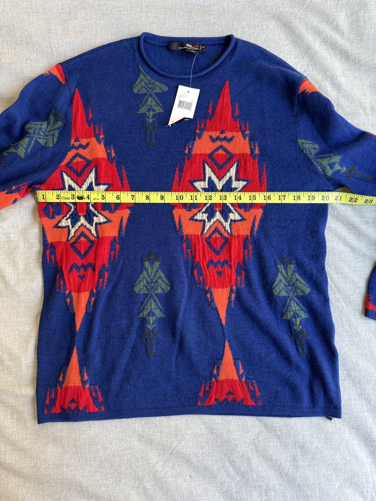 RLX Ralph Lauren Ralph Lauren RLX Tribal intarsia Knit Sweater — Medium Size US M / EU 48-50 / 2 - 6 Thumbnail
