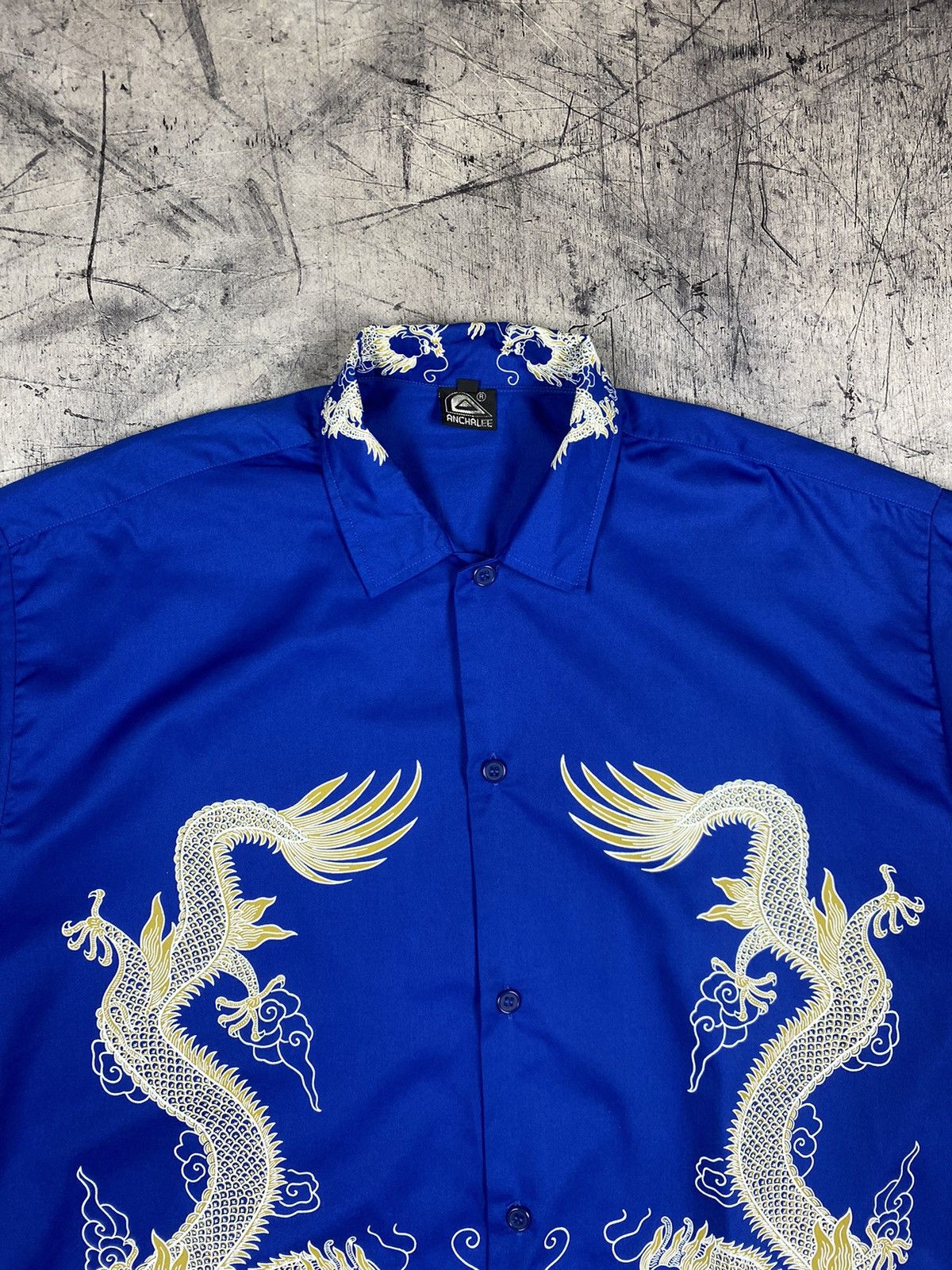 Affliction × Vintage Vintage Dragon Japanese Style Y2K Size US XL / EU 56 / 4 - 5 Thumbnail