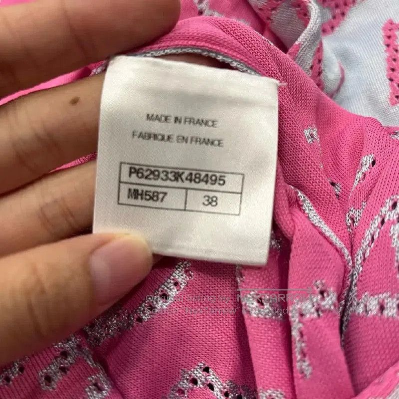 Chanel Chanel Pink Women's Cardigan with Logo Design . Size M / US 6-8 / IT 42-44 - 8 Thumbnail