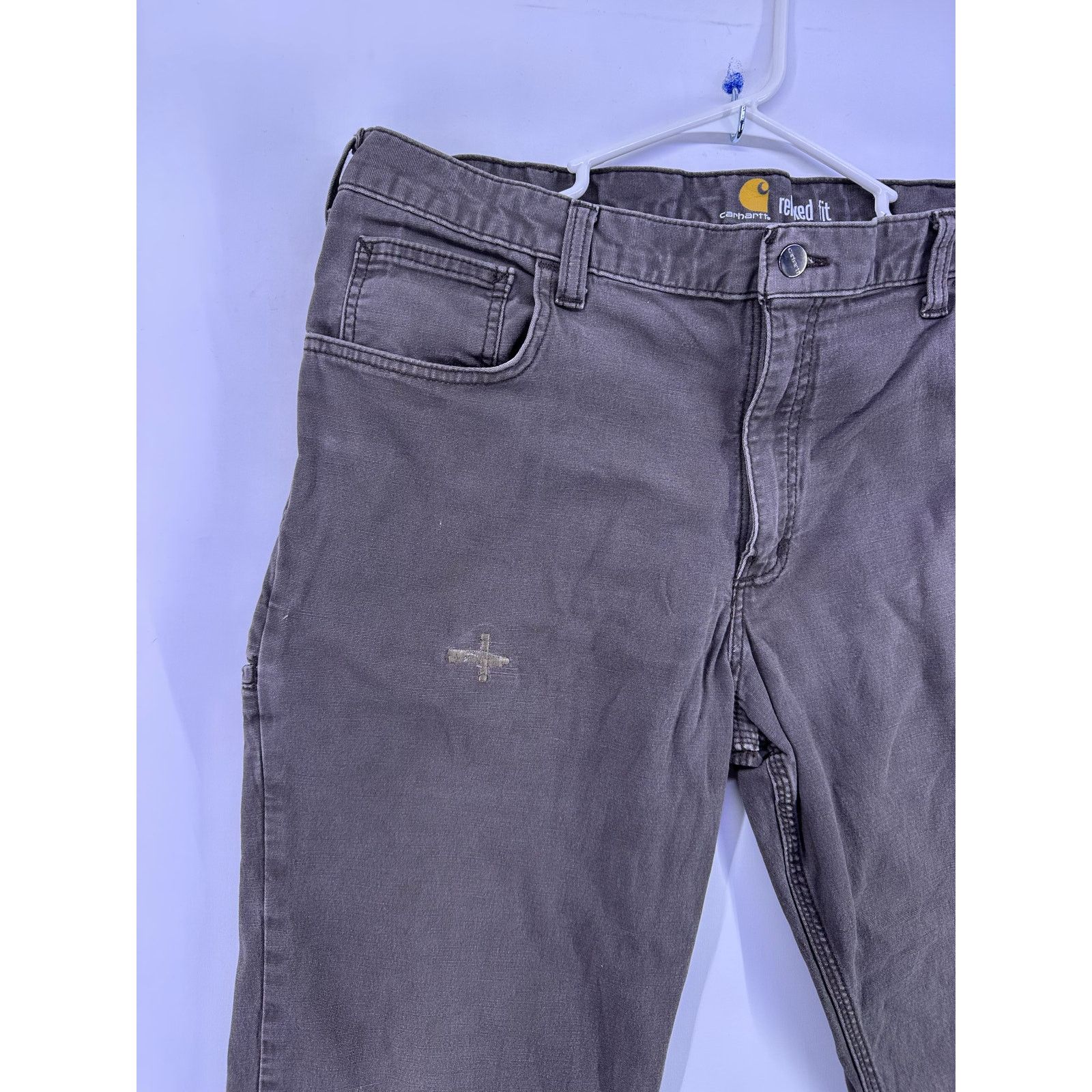 Carhartt Carhartt Straight Relaxed Fit Dark Grey Size 38/30 Jeans Size US 38 / EU 54 - 5 Thumbnail