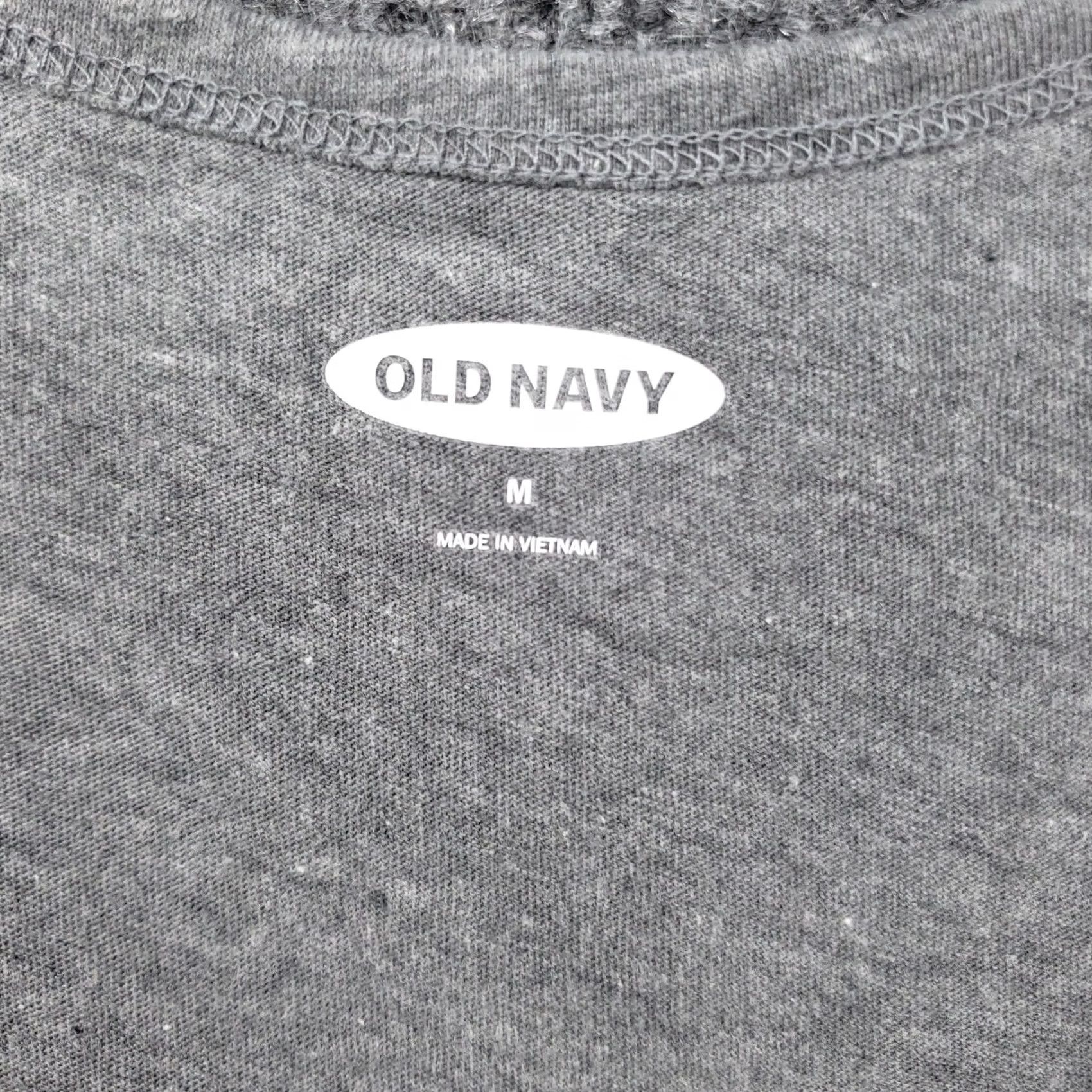 Old Navy Old Navy Tank Mens M Medium Gray American Tradition 2021 Sleeveless Cotton Blend Logo USA Flag shirt Size US M / EU 48-50 / 2 - 3 Thumbnail