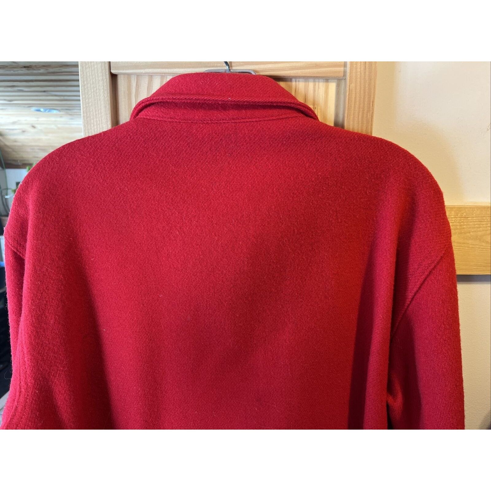 Woolrich Woolen Mills Woolrich Vintage Mens 16 Red Wool Western Distressed Flannel Size US L / EU 52-54 / 3 - 16 Thumbnail