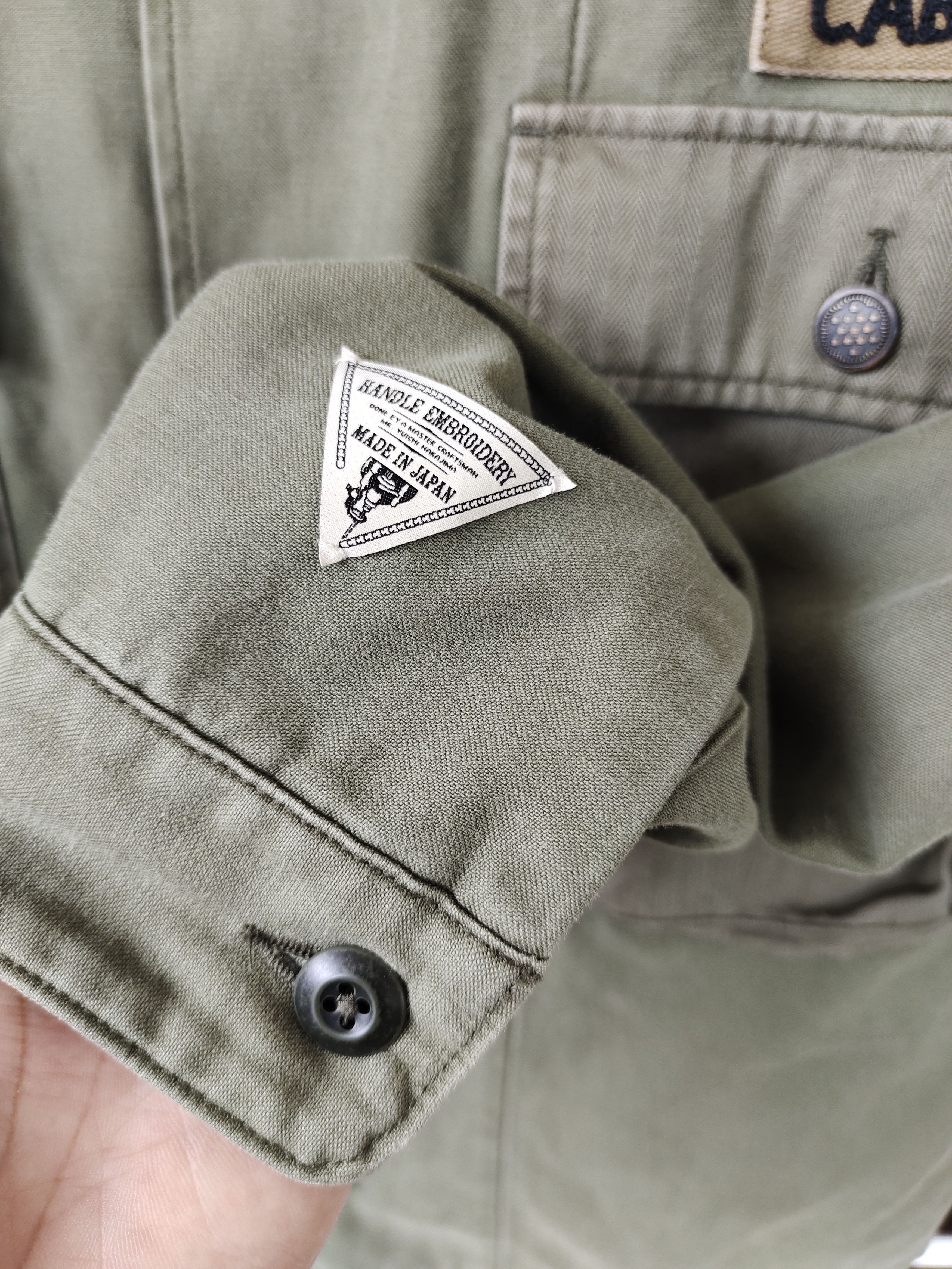 Designer × Japanese Brand × Nigel Cabourn Nigel Cabourn Military Cotton/Herringbone Jacket Size US M / EU 48-50 / 2 - 6 Thumbnail
