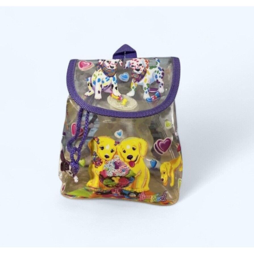 Other LISA FRANK Vintage 1990s Backpack Clear With Spotty Dotty Ca Size ONE SIZE - 1 Thumbnail