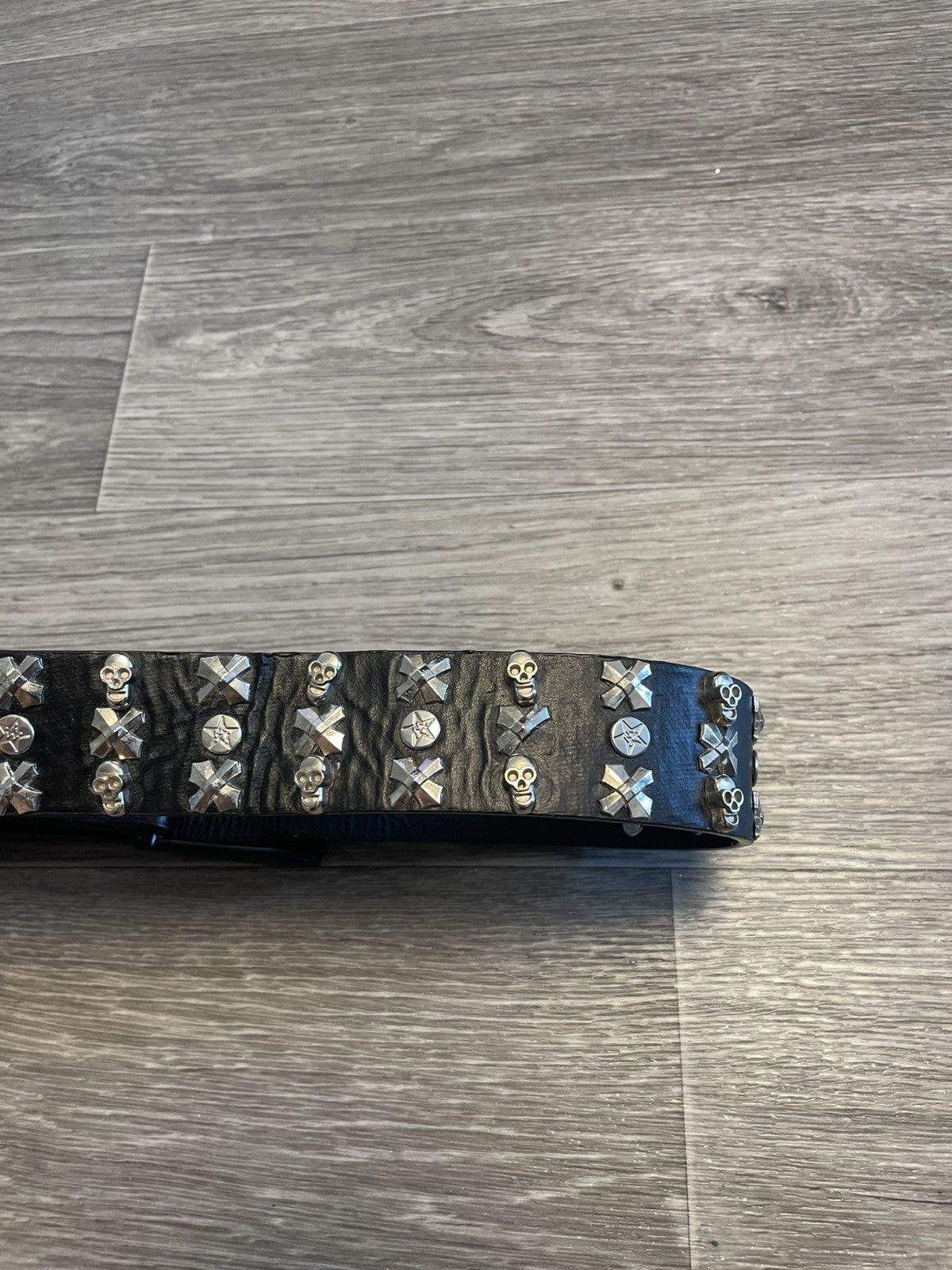 Japanese Brand Vintage Skulls Studded Punk Belt Y2K Size ONE SIZE - 12 Thumbnail