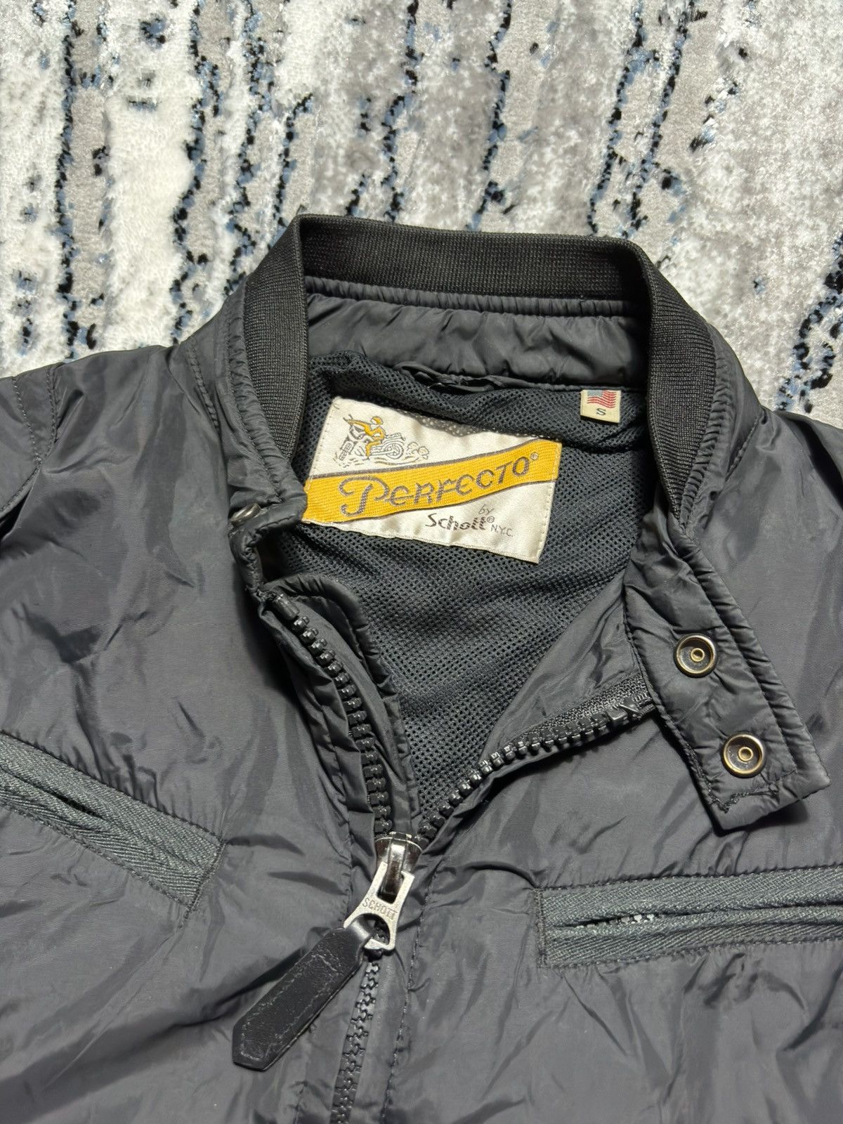 Schott × Vintage VINTAGE SCHOTT USA SUEDE LEATHER BOMBER JACKET Size US S / EU 44-46 / 1 - 5 Thumbnail