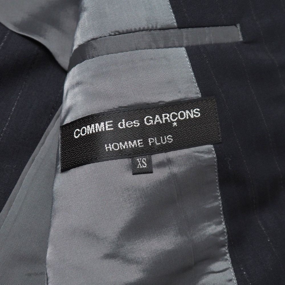 Comme des Garcons Homme Plus Jacket Stripe Stitch Trim Blazer Size US XS / EU 42 / 0 - 8 Thumbnail
