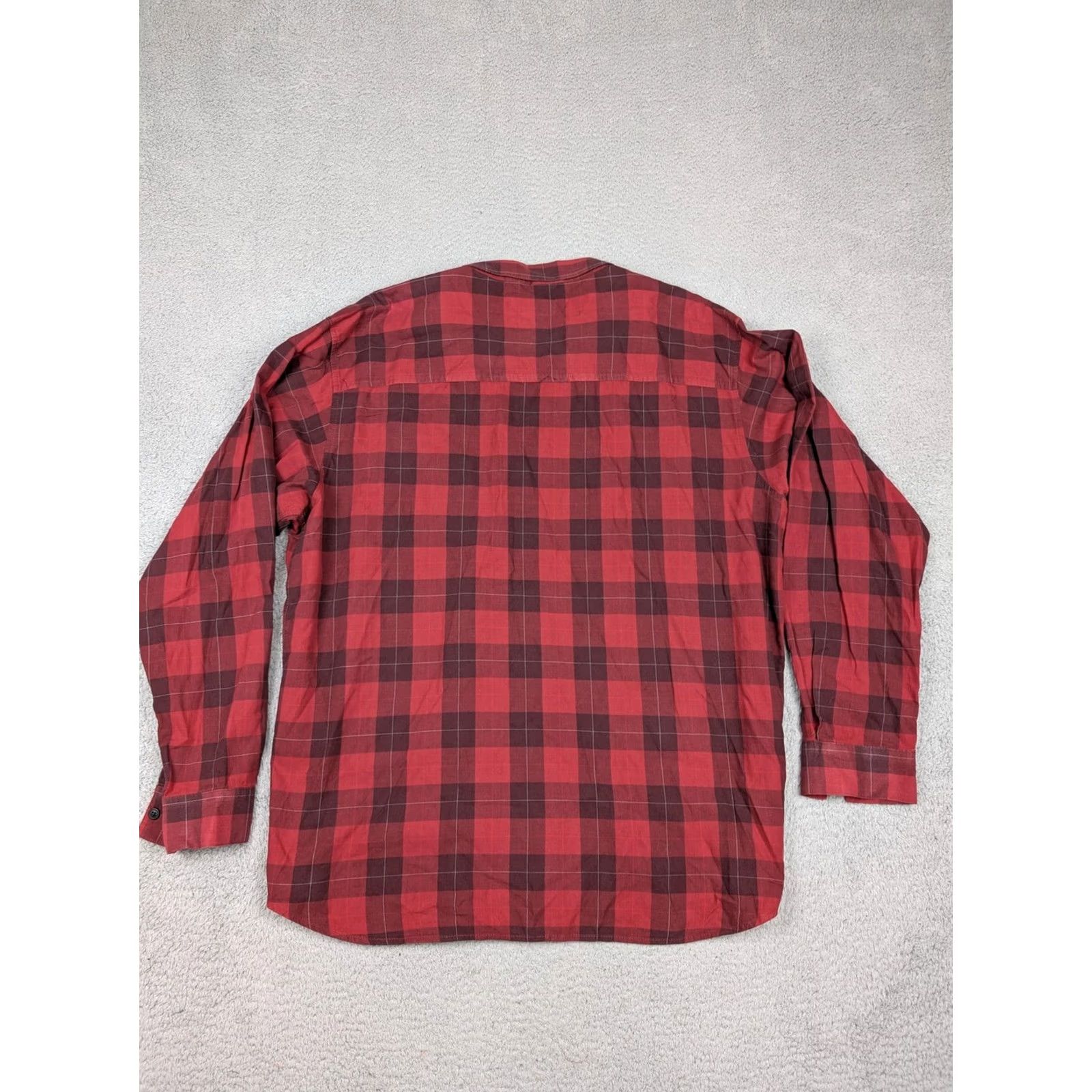 Vintage Columbia Shirt Mens 2XL Red Plaid Long Sleeve Button Front Cotton Casual Size US XXL / EU 58 / 5 - 7 Thumbnail