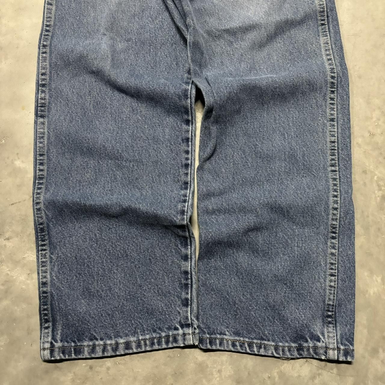 Japanese Brand × Vintage Crazy Vintage Y2K/2000s Dark Wash Skater Essential Denim Jeans! Size US 38 / EU 54 - 6 Thumbnail