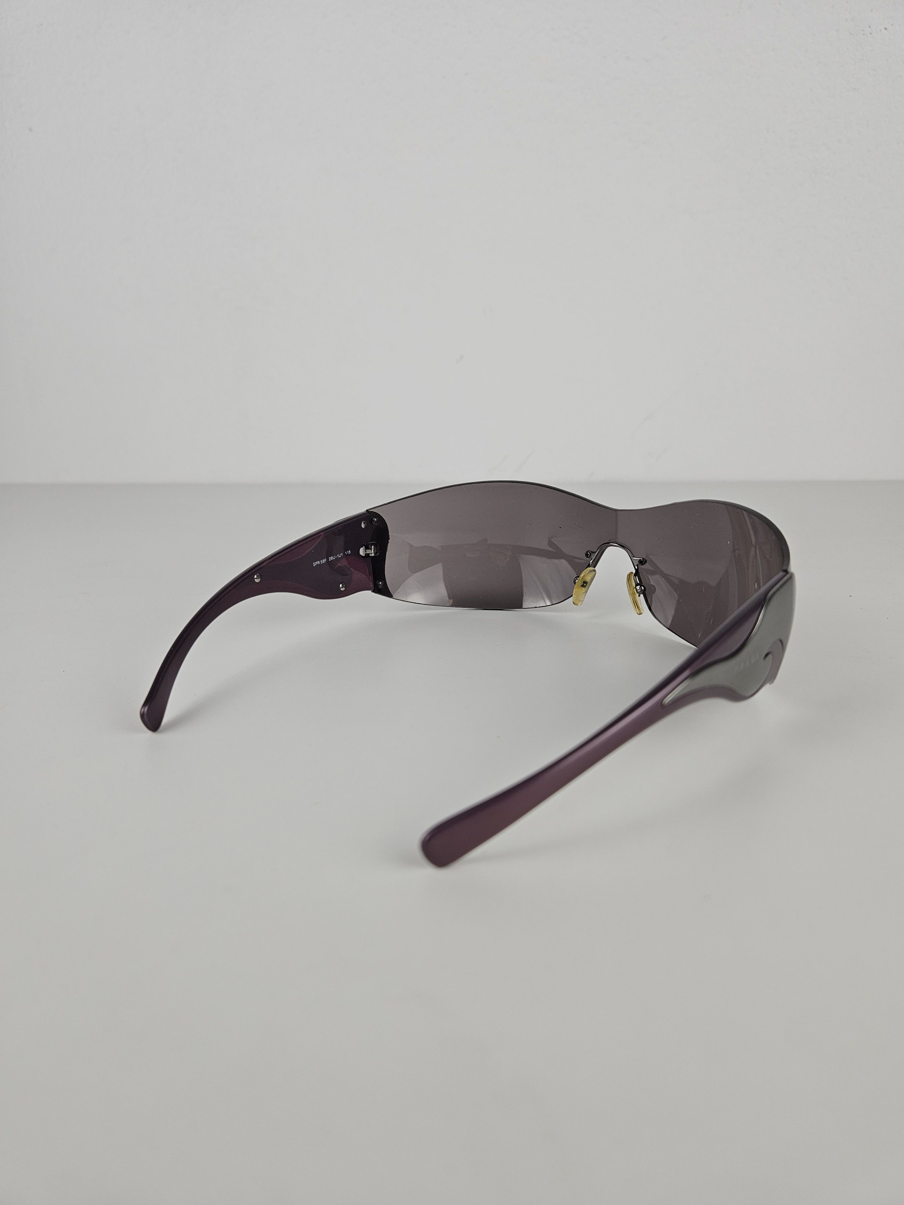 Prada Archive y2k Prada SPR58F wraparound flame sunglasses Size ONE SIZE - 5 Thumbnail